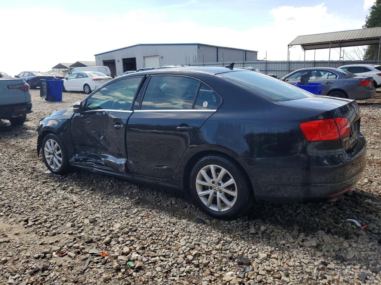 2013 Volkswagen Jetta Se Black vin: 3VWDP7AJ3DM310611