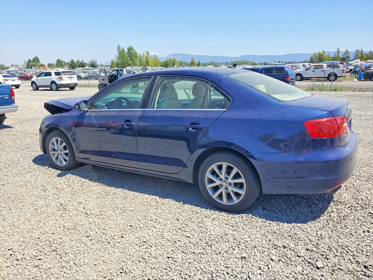 2013 Volkswagen Jetta Se Синий vin: 3VWDP7AJ3DM350154