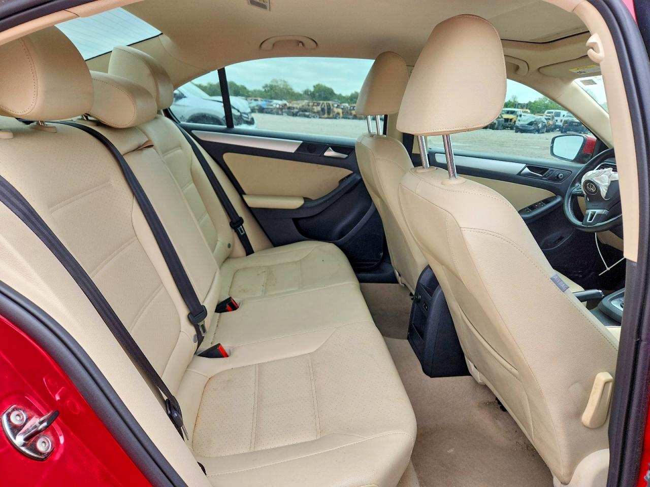 2013 Volkswagen Jetta Se Red vin: 3VWDP7AJ3DM361980
