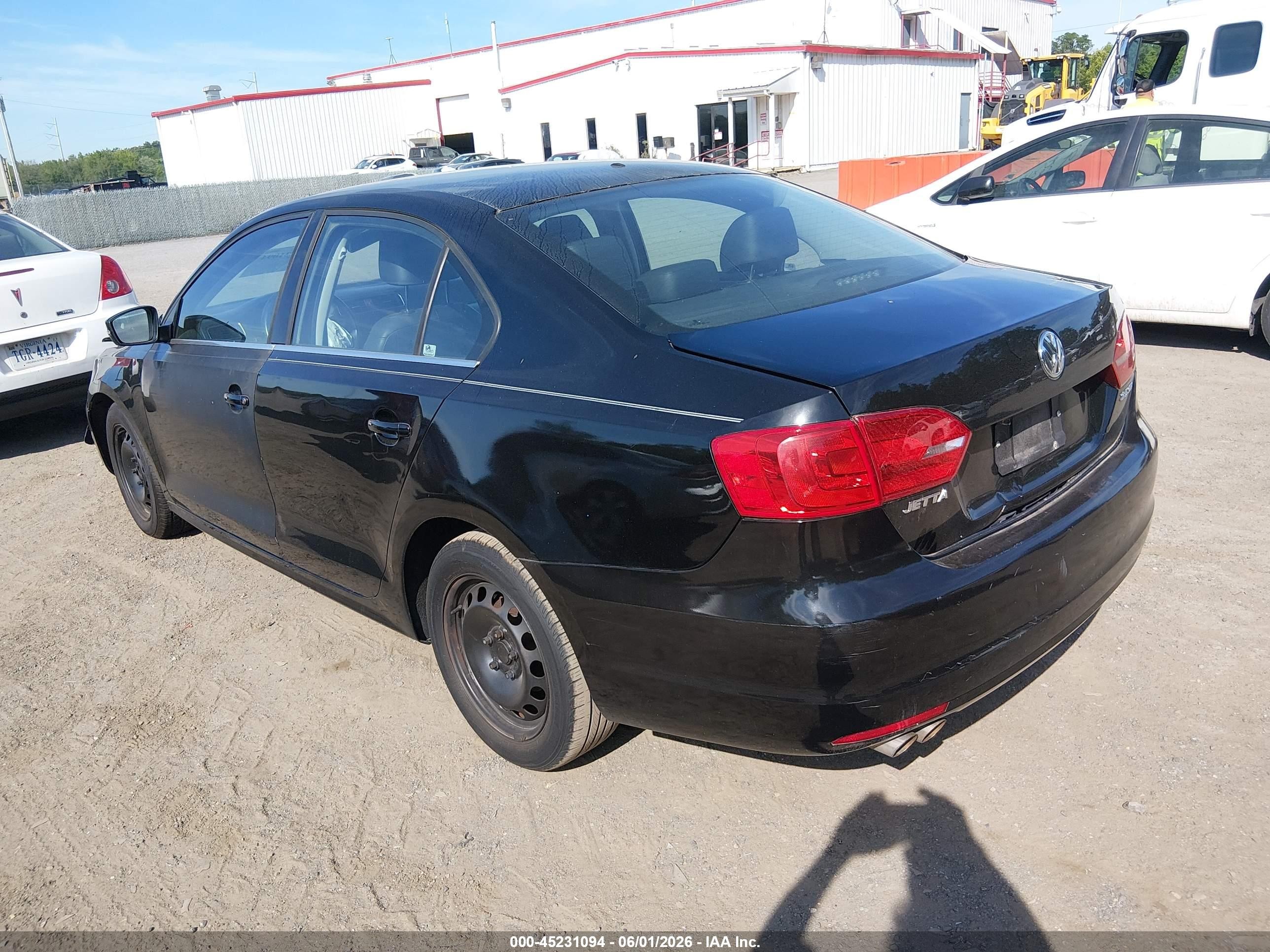 2013 Volkswagen Jetta 2.5l Se Black vin: 3VWDP7AJ3DM387219