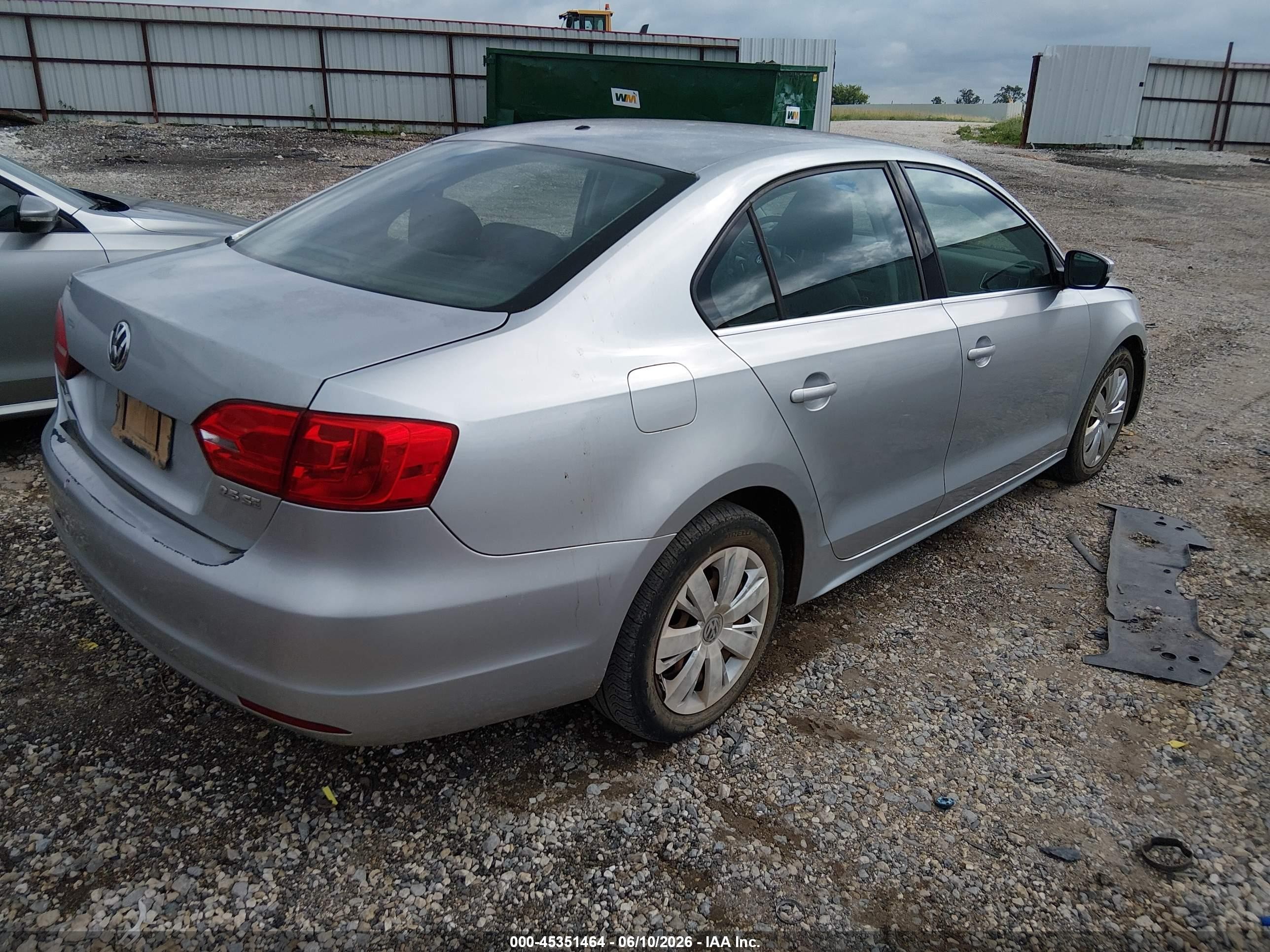 2013 Volkswagen Jetta 2.5l Se Серебряный vin: 3VWDP7AJ3DM403158