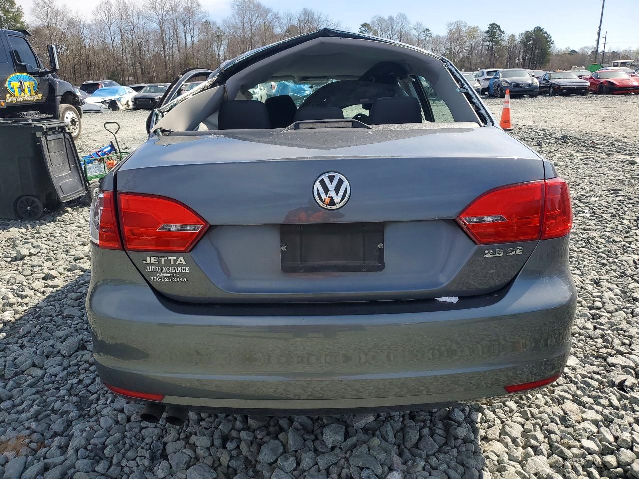 2013 Volkswagen Jetta Se Gray vin: 3VWDP7AJ3DM405024