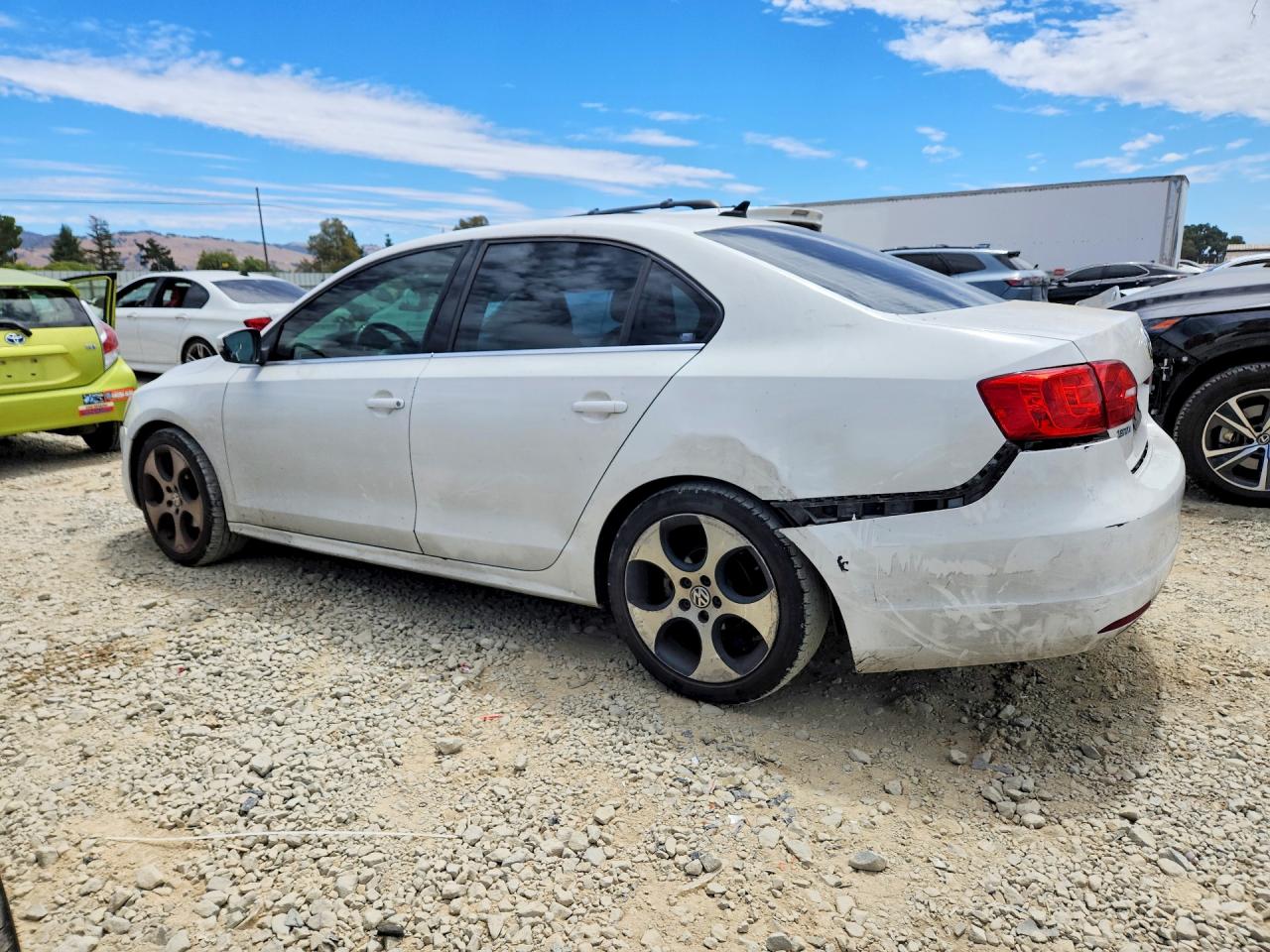 2013 Volkswagen Jetta Se White vin: 3VWDP7AJ3DM406111