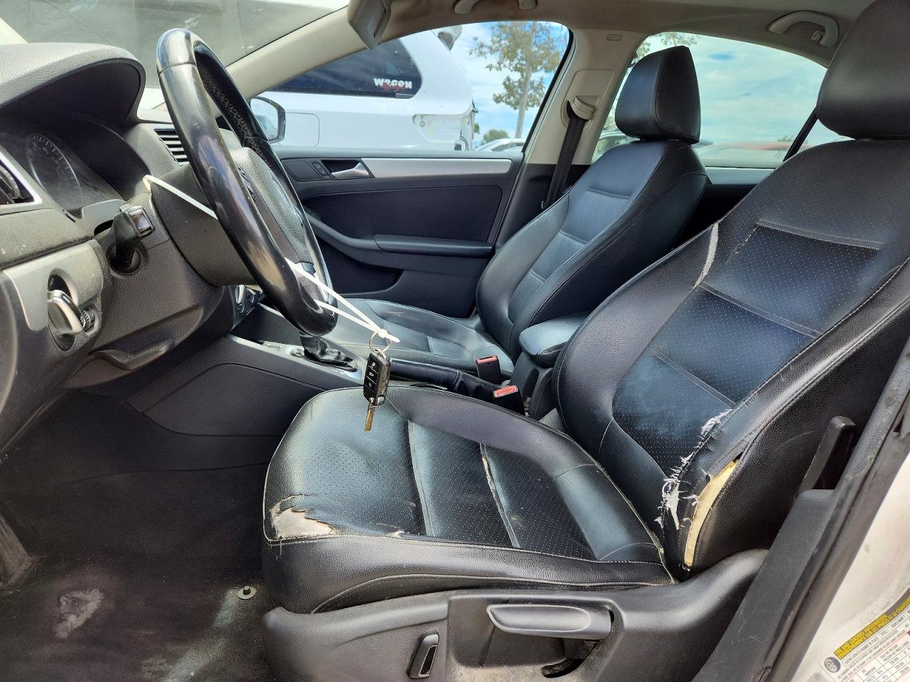 2013 Volkswagen Jetta Se White vin: 3VWDP7AJ3DM406111