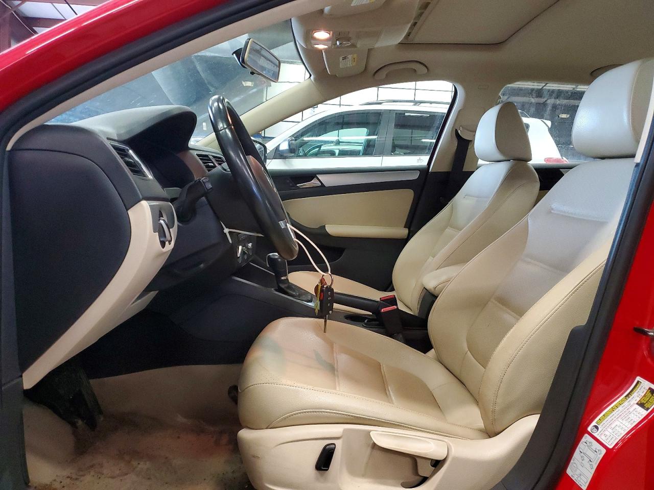2013 Volkswagen Jetta Se Red vin: 3VWDP7AJ3DM420820