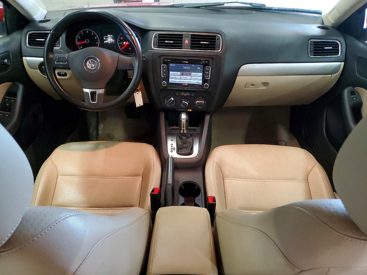 2013 Volkswagen Jetta Se Red vin: 3VWDP7AJ3DM420820