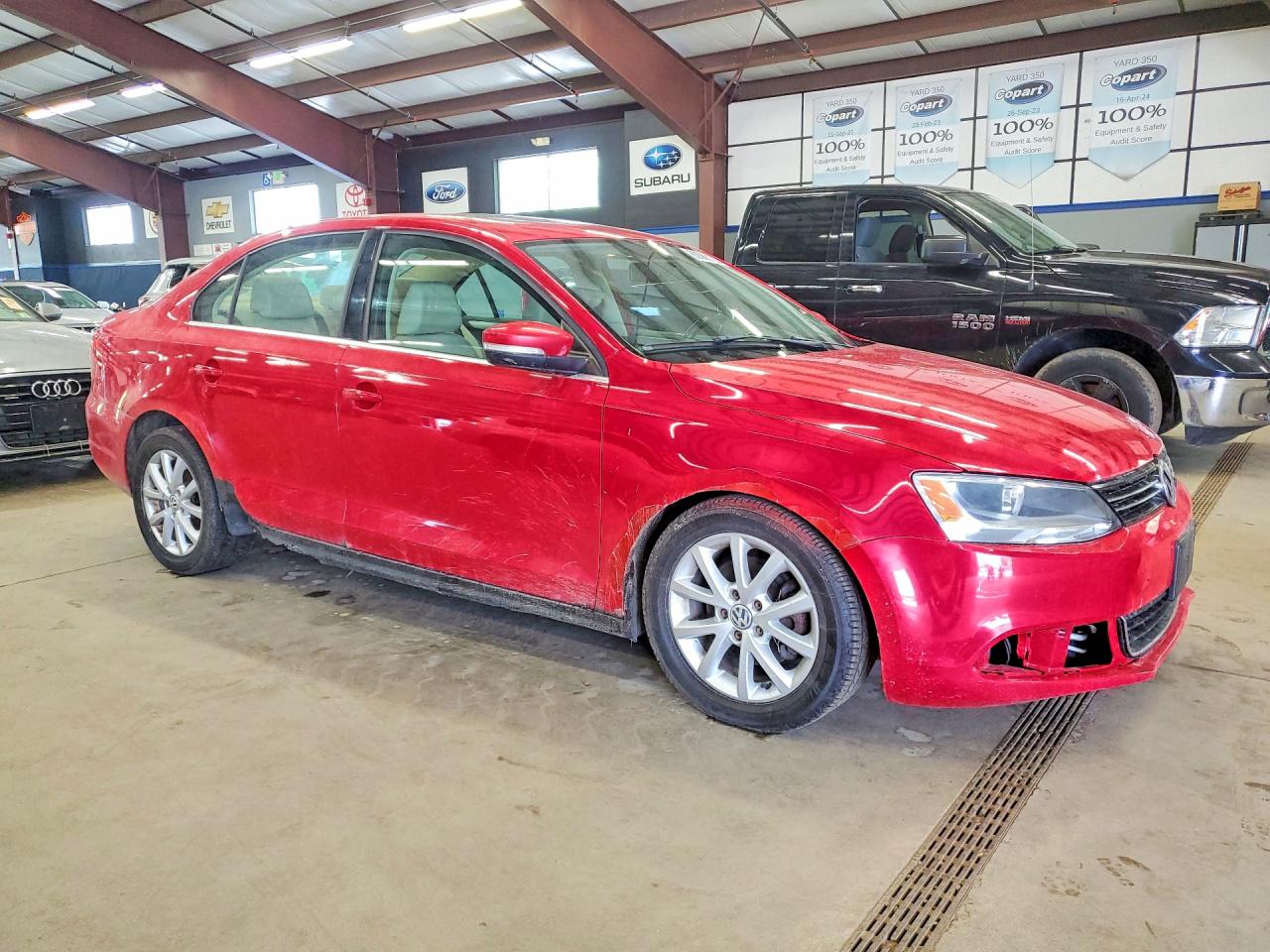 2013 Volkswagen Jetta Se Red vin: 3VWDP7AJ3DM420820