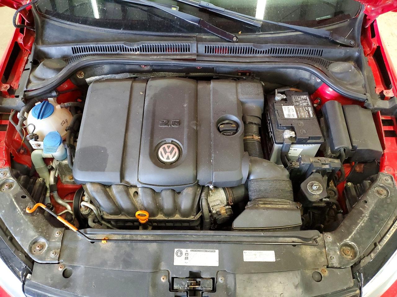 2013 Volkswagen Jetta Se Red vin: 3VWDP7AJ3DM420820