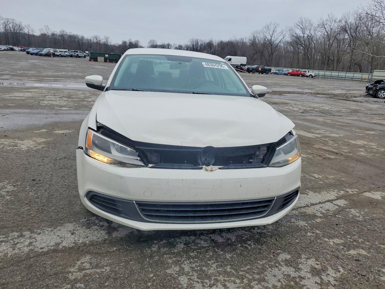 2013 Volkswagen Jetta White vin: 3VWDP7AJ3DM434555