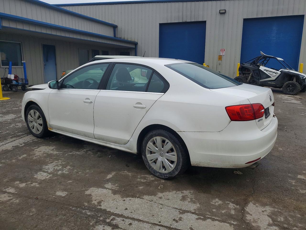 2013 Volkswagen Jetta White vin: 3VWDP7AJ3DM434555