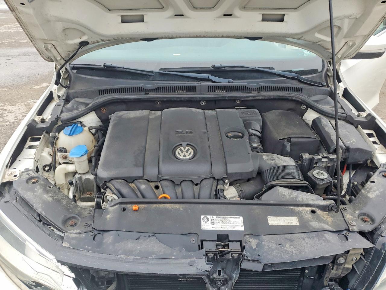 2013 Volkswagen Jetta White vin: 3VWDP7AJ3DM434555