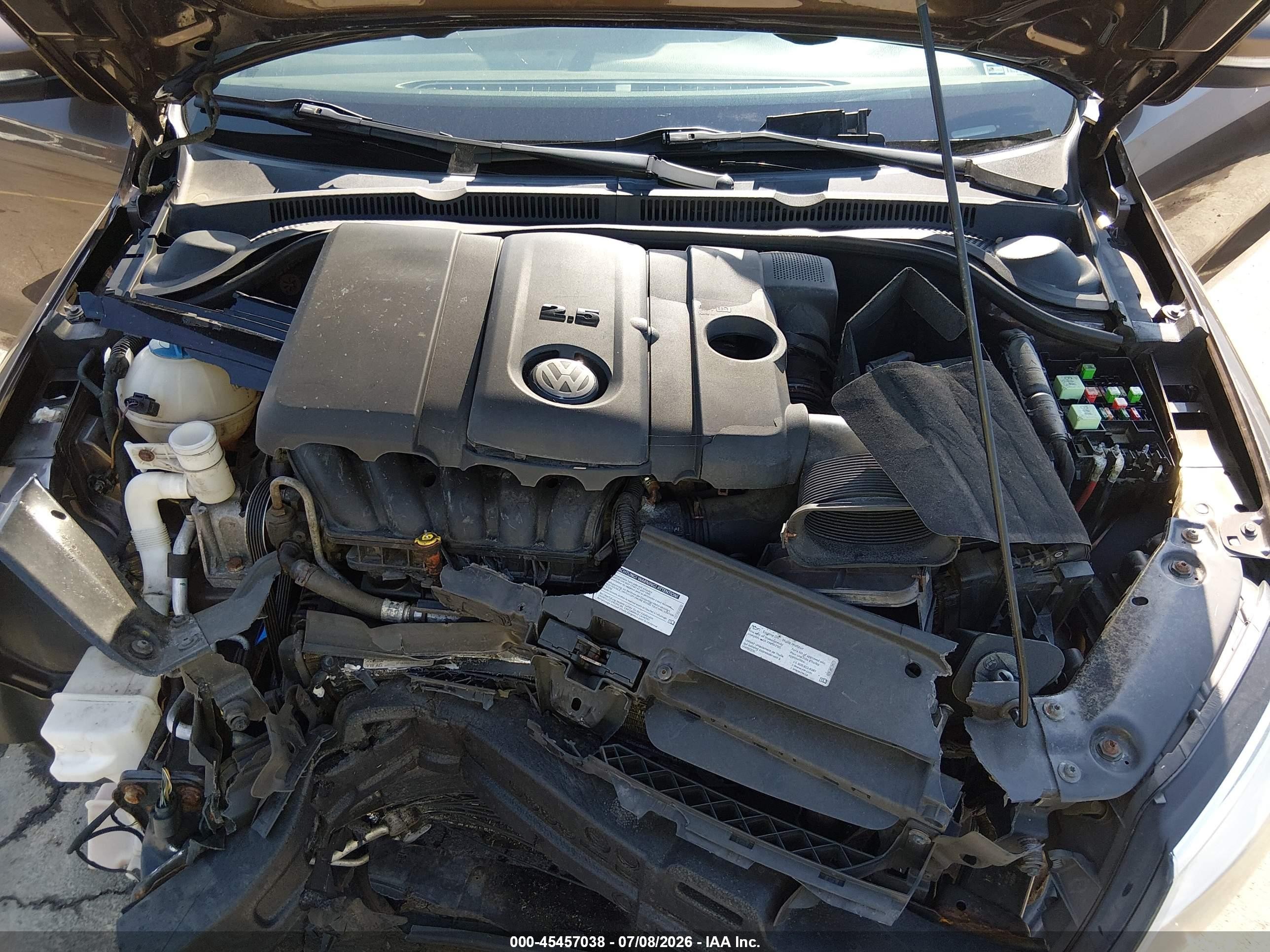 2013 Volkswagen Jetta 2.5l Se Brown vin: 3VWDP7AJ3DM450321