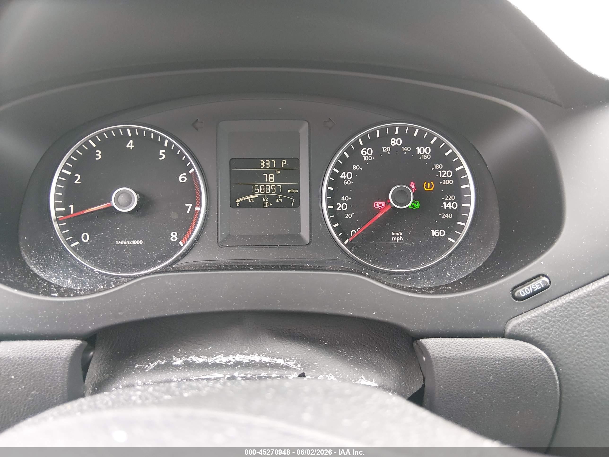 2012 Volkswagen Jetta 2.5l Se Черный vin: 3VWDP7AJ4CM110951