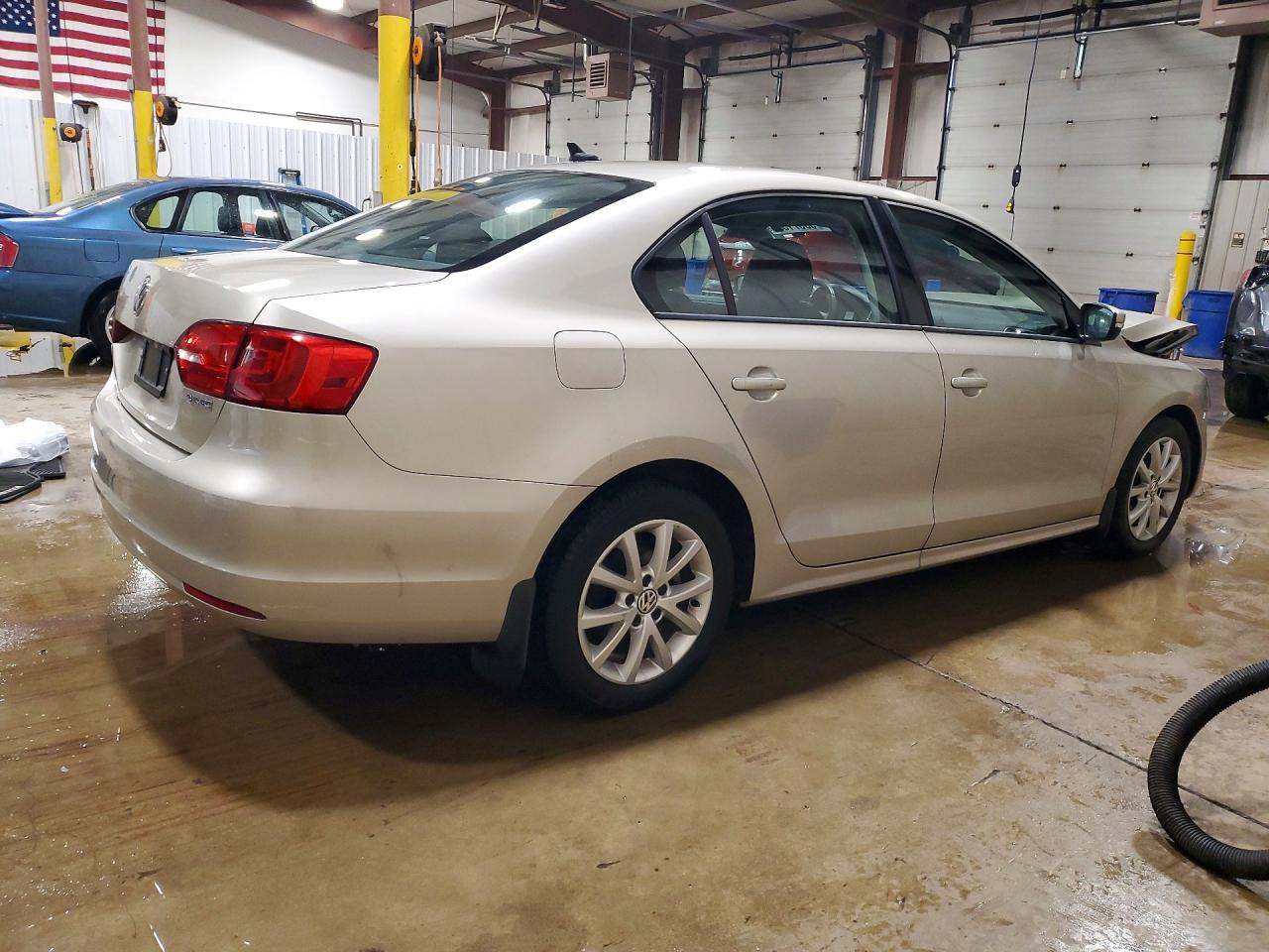 2012 Volkswagen Jetta Se Beige vin: 3VWDP7AJ4CM119763