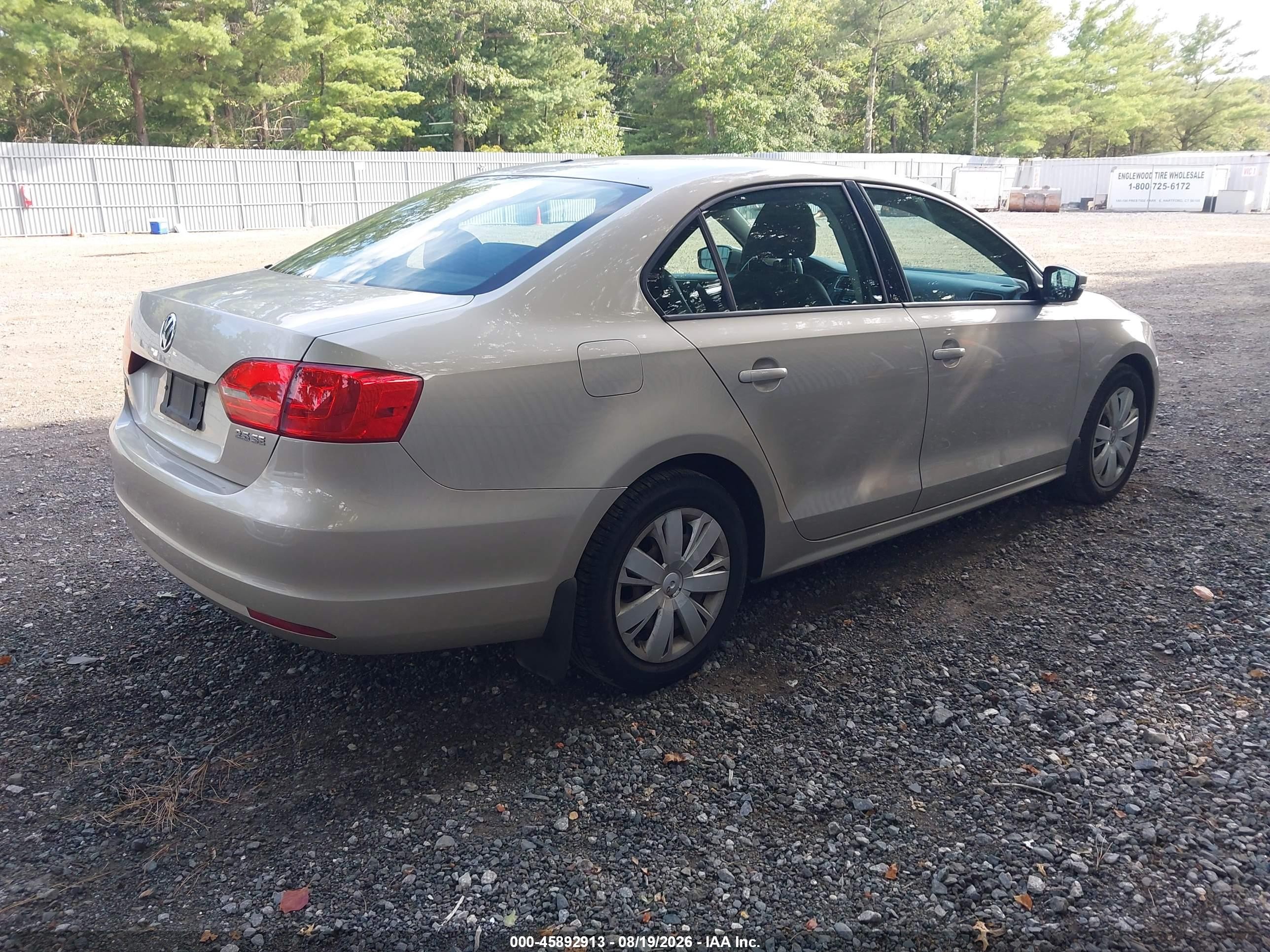2012 Volkswagen Jetta 2.5l Se Tan vin: 3VWDP7AJ4CM119858