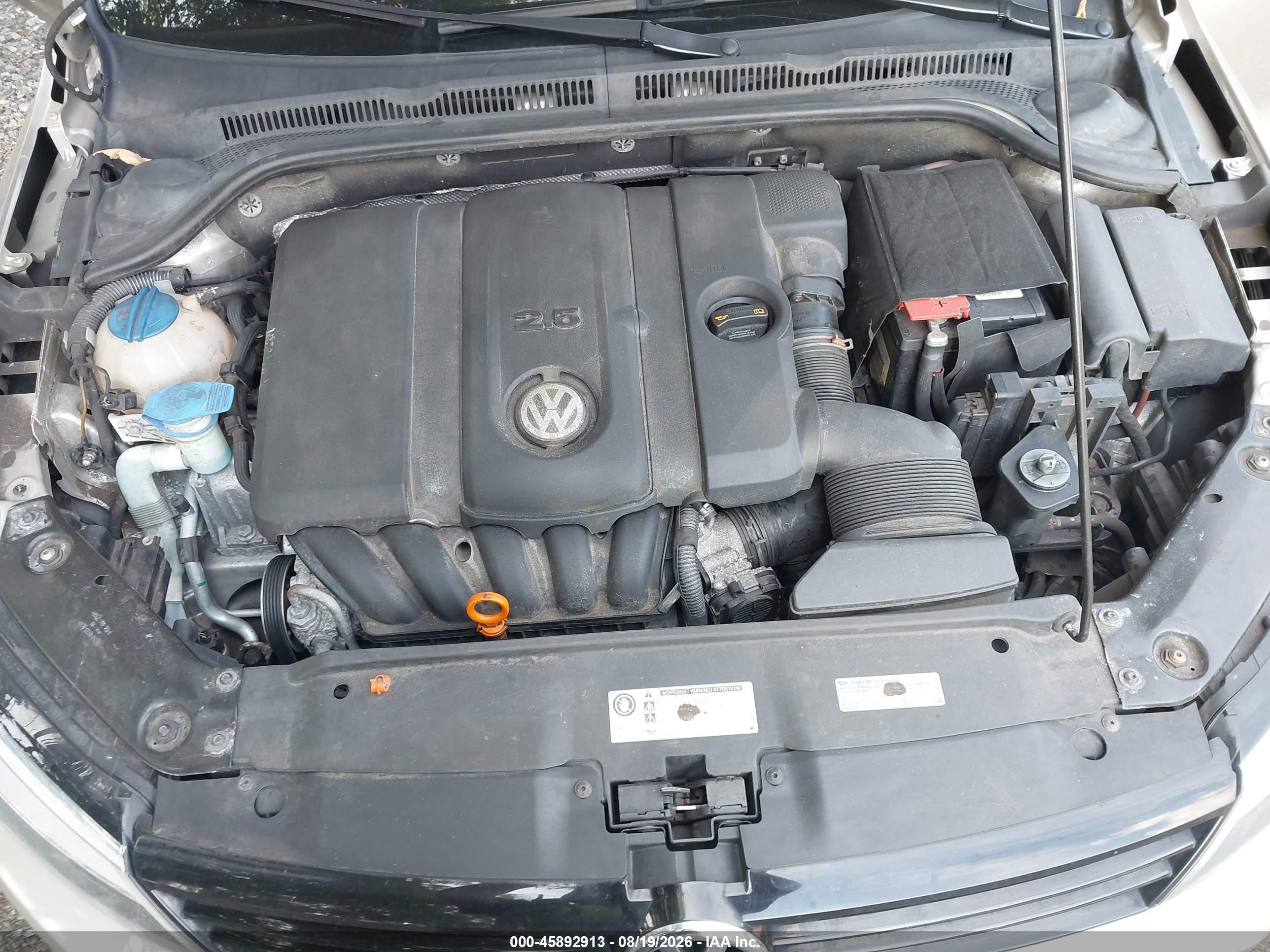 2012 Volkswagen Jetta 2.5l Se Tan vin: 3VWDP7AJ4CM119858