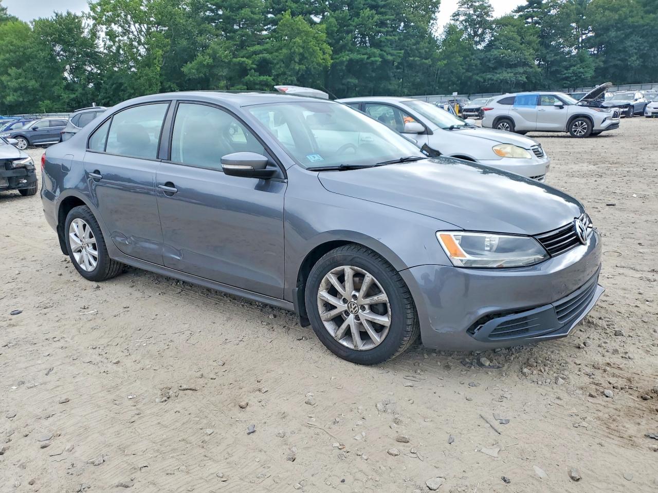 2012 Volkswagen Jetta Se Charcoal vin: 3VWDP7AJ4CM310566