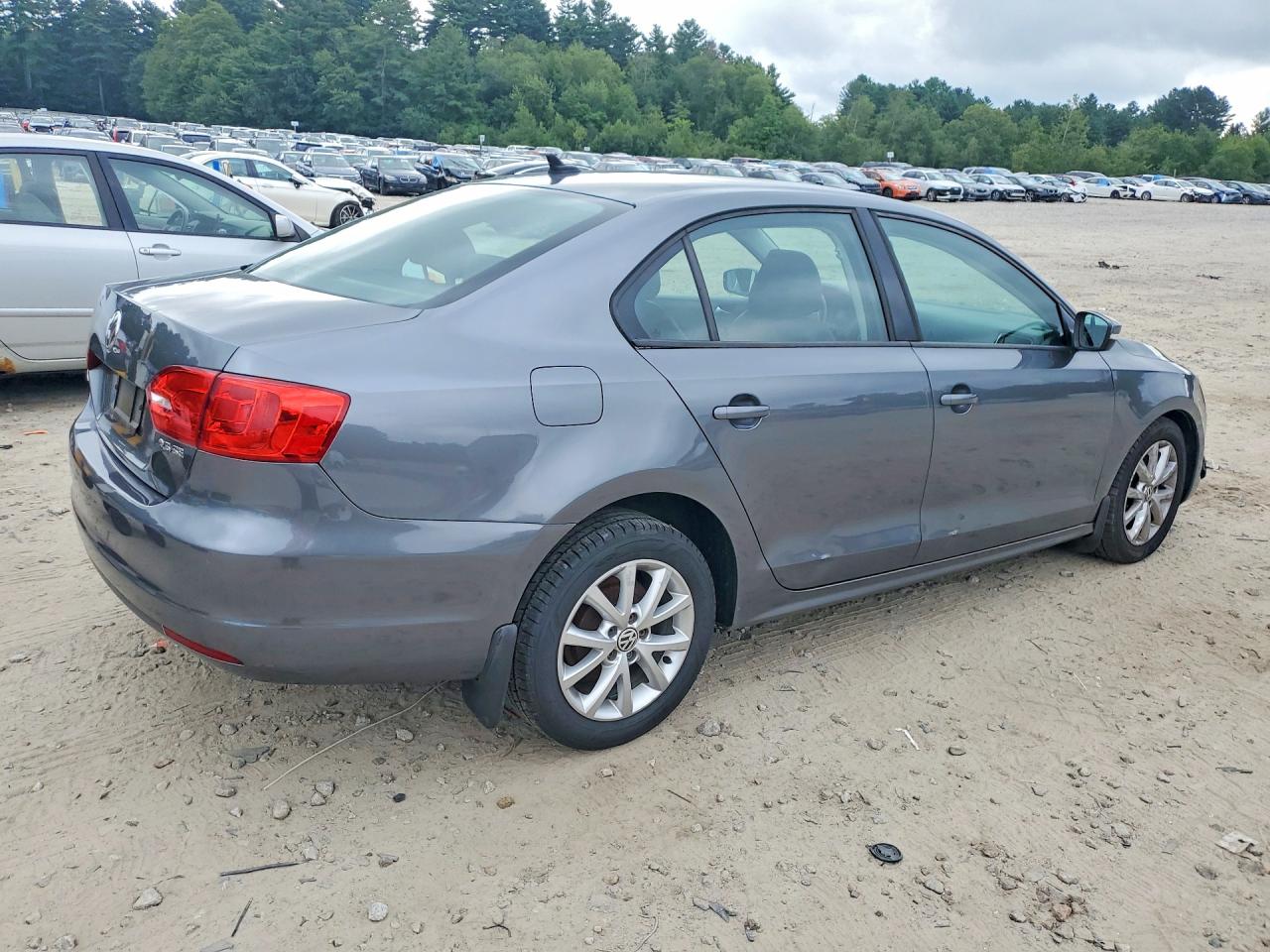 2012 Volkswagen Jetta Se Charcoal vin: 3VWDP7AJ4CM310566