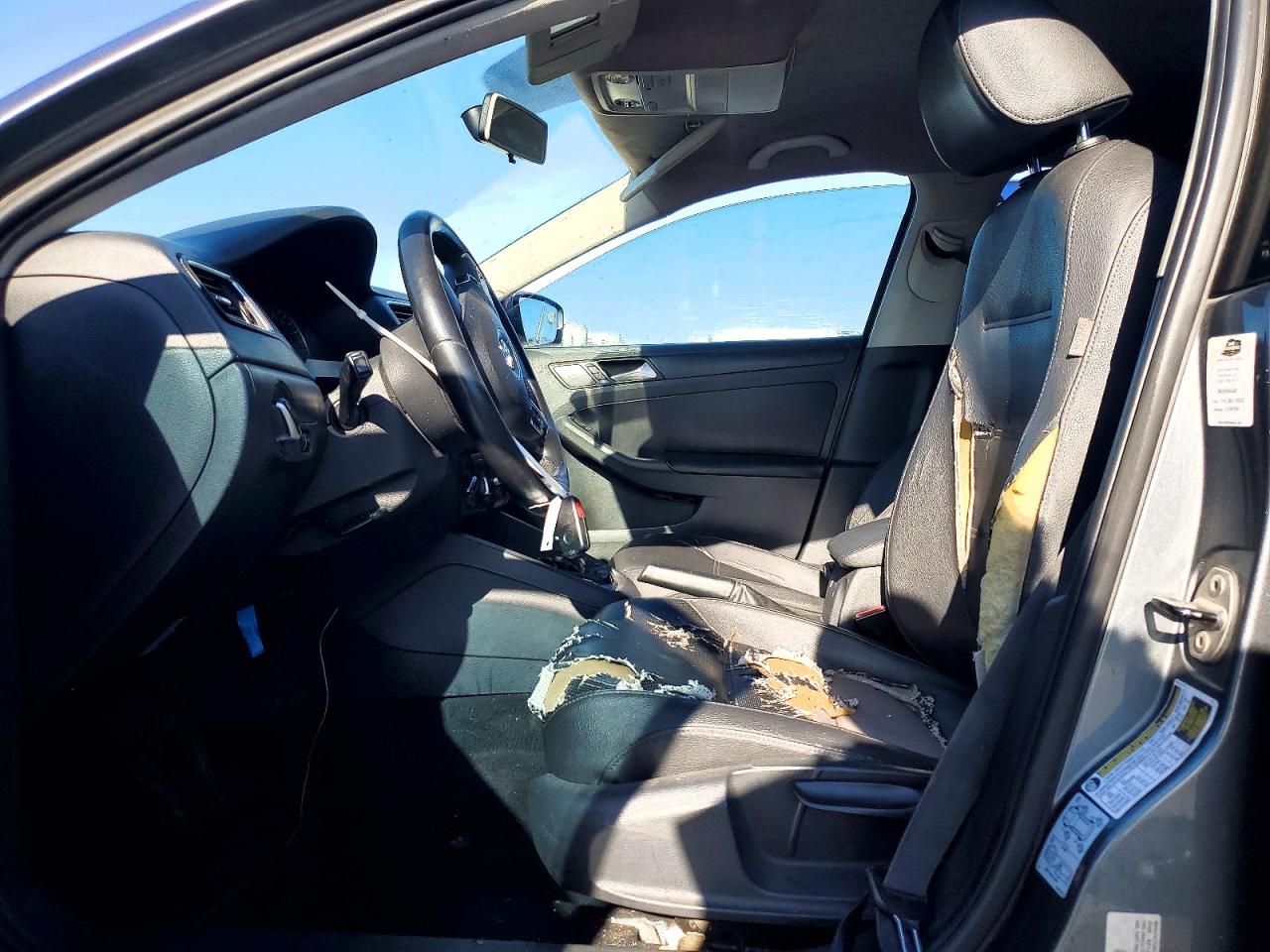 2012 Volkswagen Jetta Se Black vin: 3VWDP7AJ4CM316366