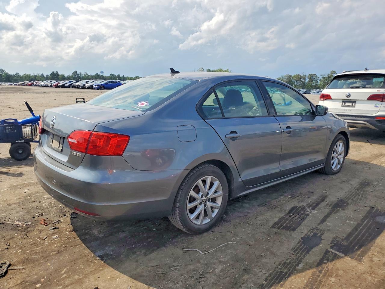 2012 Volkswagen Jetta Se Gray vin: 3VWDP7AJ4CM355443