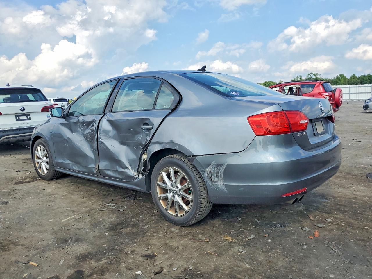 2012 Volkswagen Jetta Se Gray vin: 3VWDP7AJ4CM355443