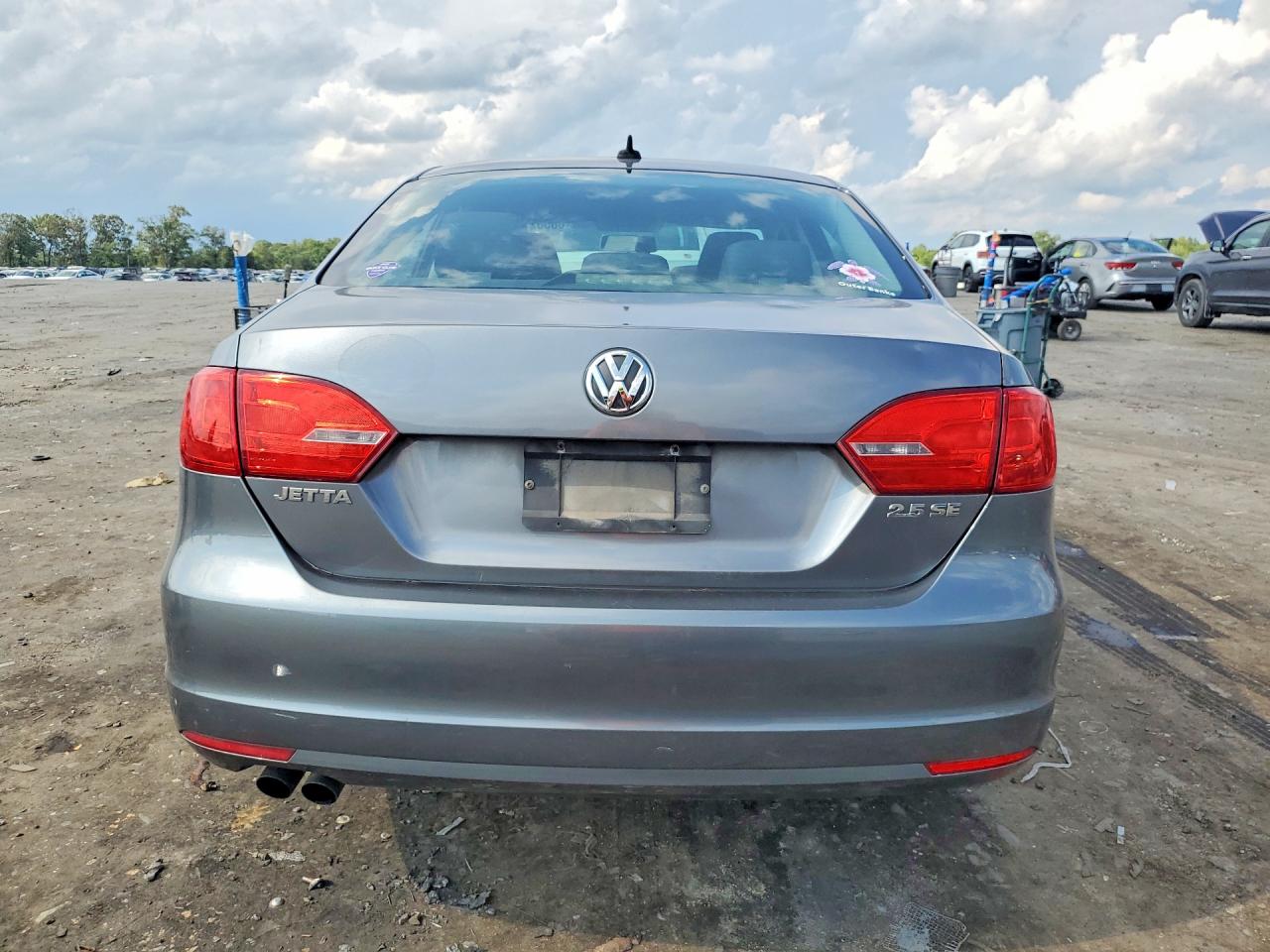 2012 Volkswagen Jetta Se Gray vin: 3VWDP7AJ4CM355443