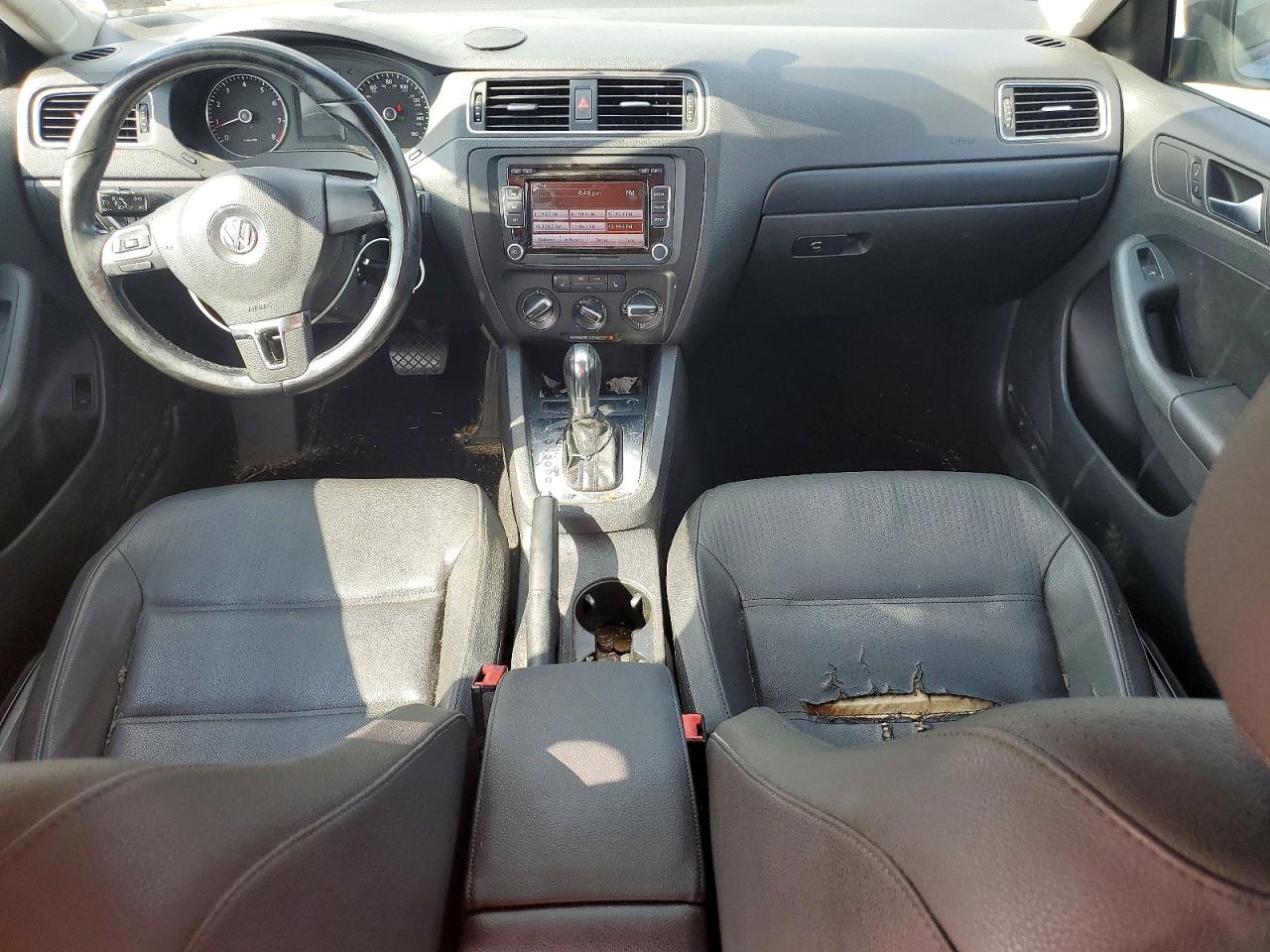 2012 Volkswagen Jetta Se Gray vin: 3VWDP7AJ4CM355443