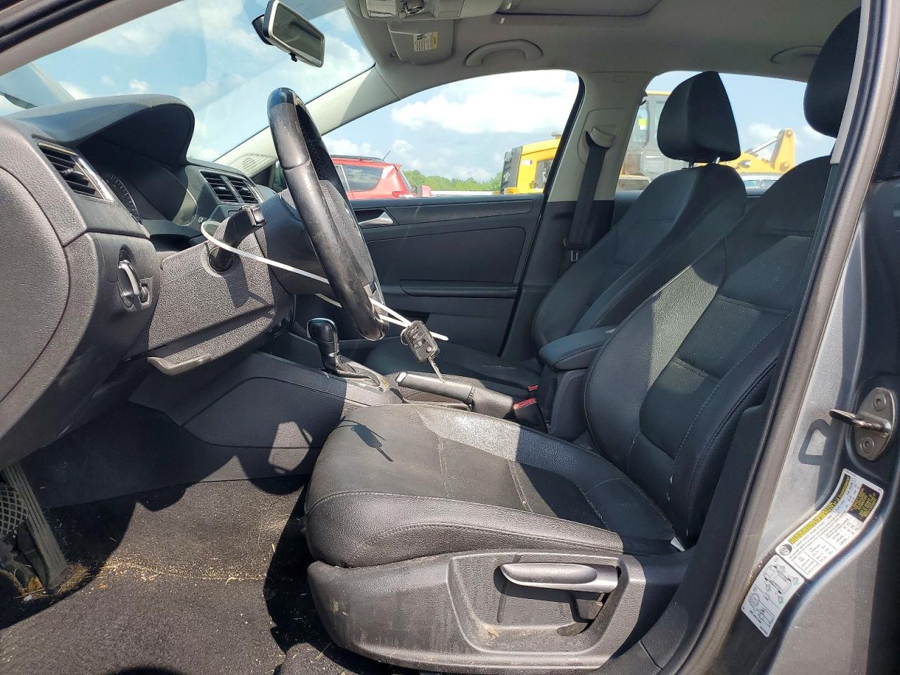 2012 Volkswagen Jetta Se Gray vin: 3VWDP7AJ4CM355443