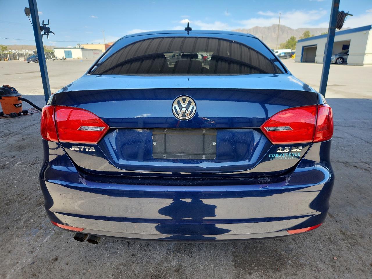 2012 Volkswagen Jetta Se Blue vin: 3VWDP7AJ4CM400963
