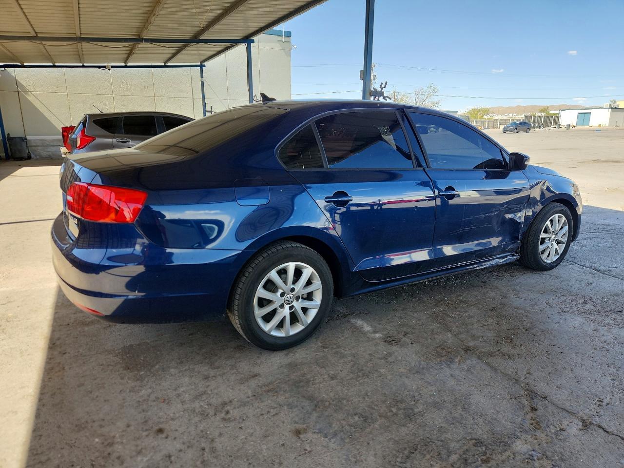 2012 Volkswagen Jetta Se Blue vin: 3VWDP7AJ4CM400963