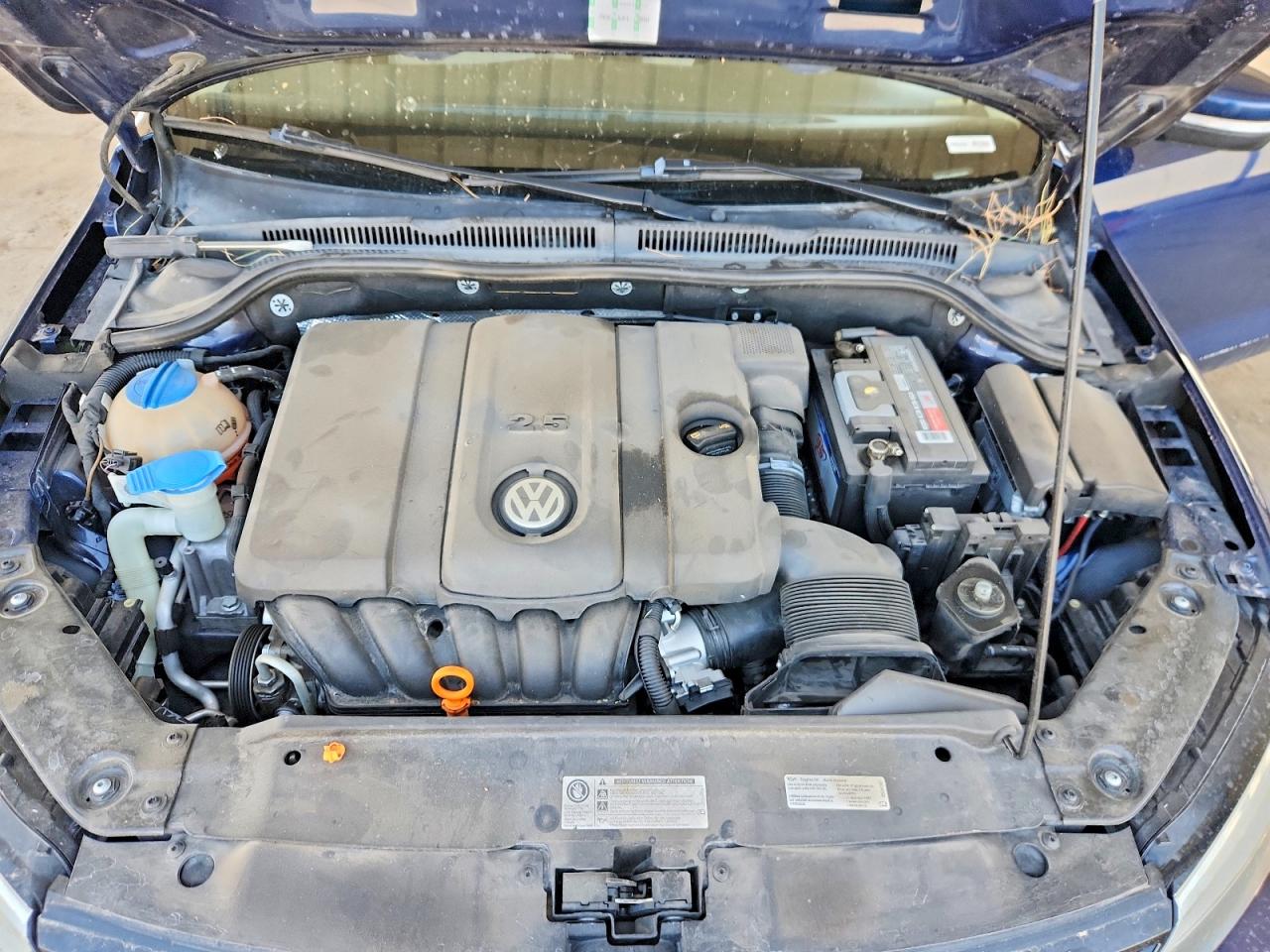 2012 Volkswagen Jetta Se Blue vin: 3VWDP7AJ4CM400963