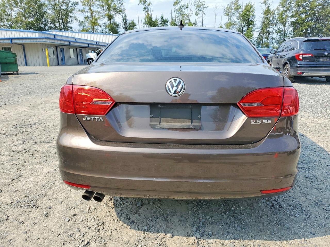 2012 Volkswagen Jetta Se Brown vin: 3VWDP7AJ4CM418346