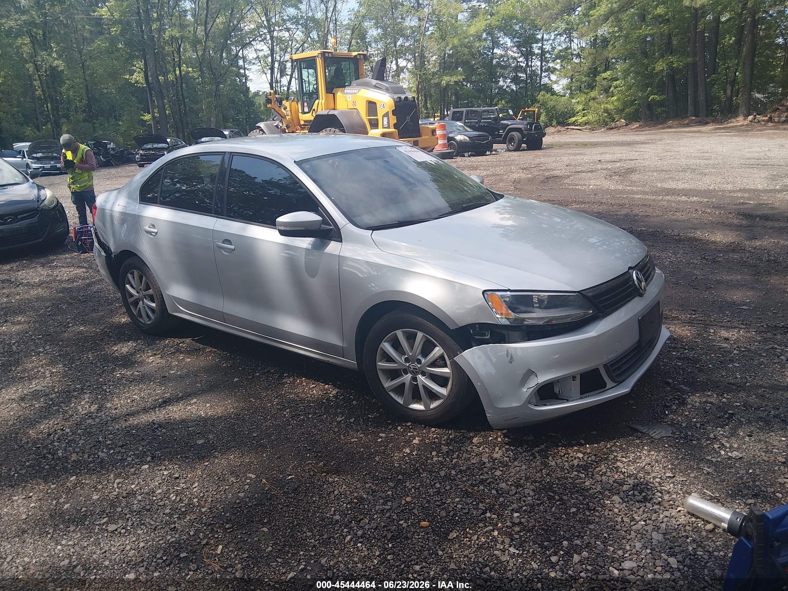 2012 Volkswagen Jetta 2.5l Se Silver vin: 3VWDP7AJ4CM419044