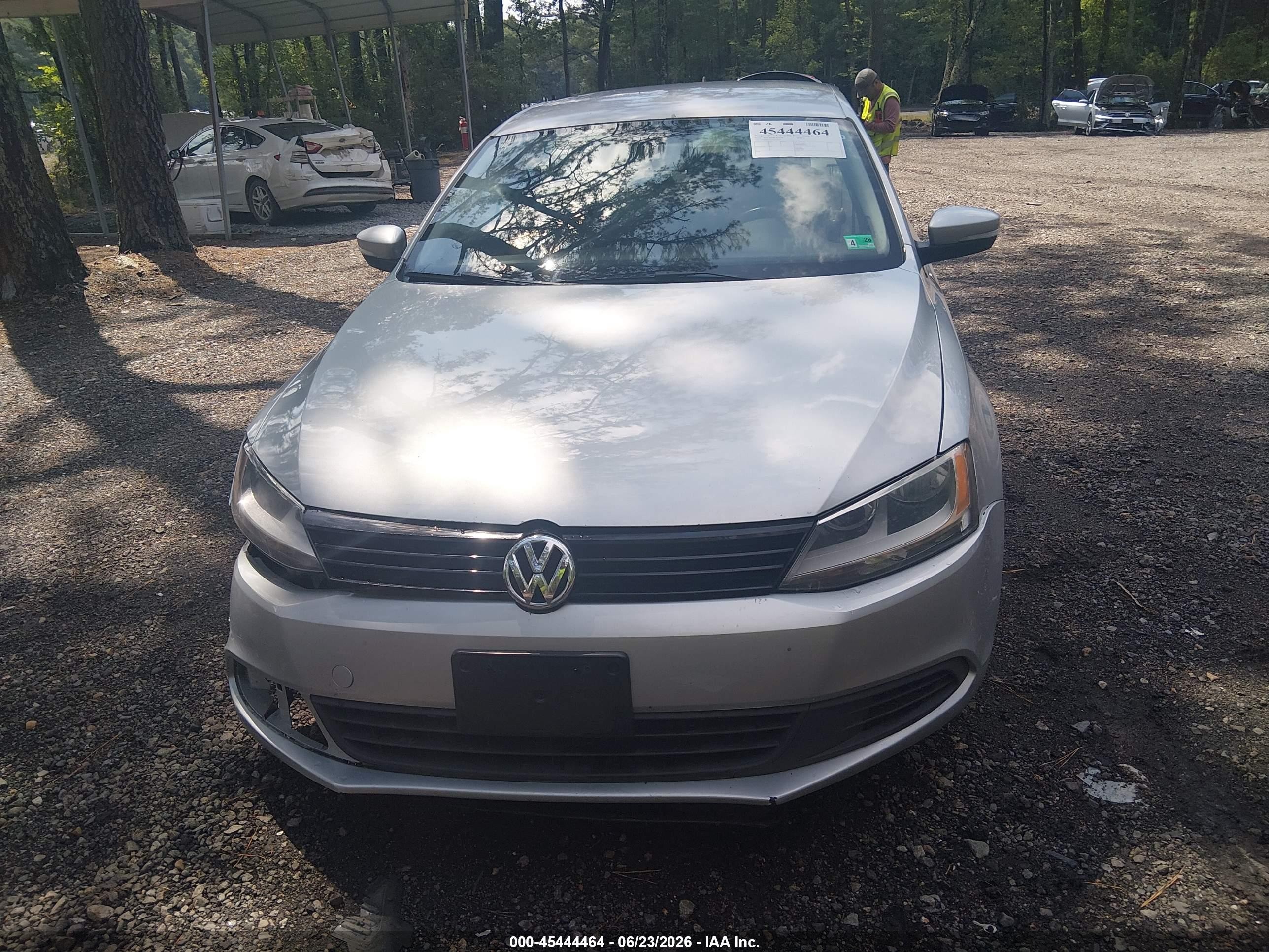 2012 Volkswagen Jetta 2.5l Se Silver vin: 3VWDP7AJ4CM419044