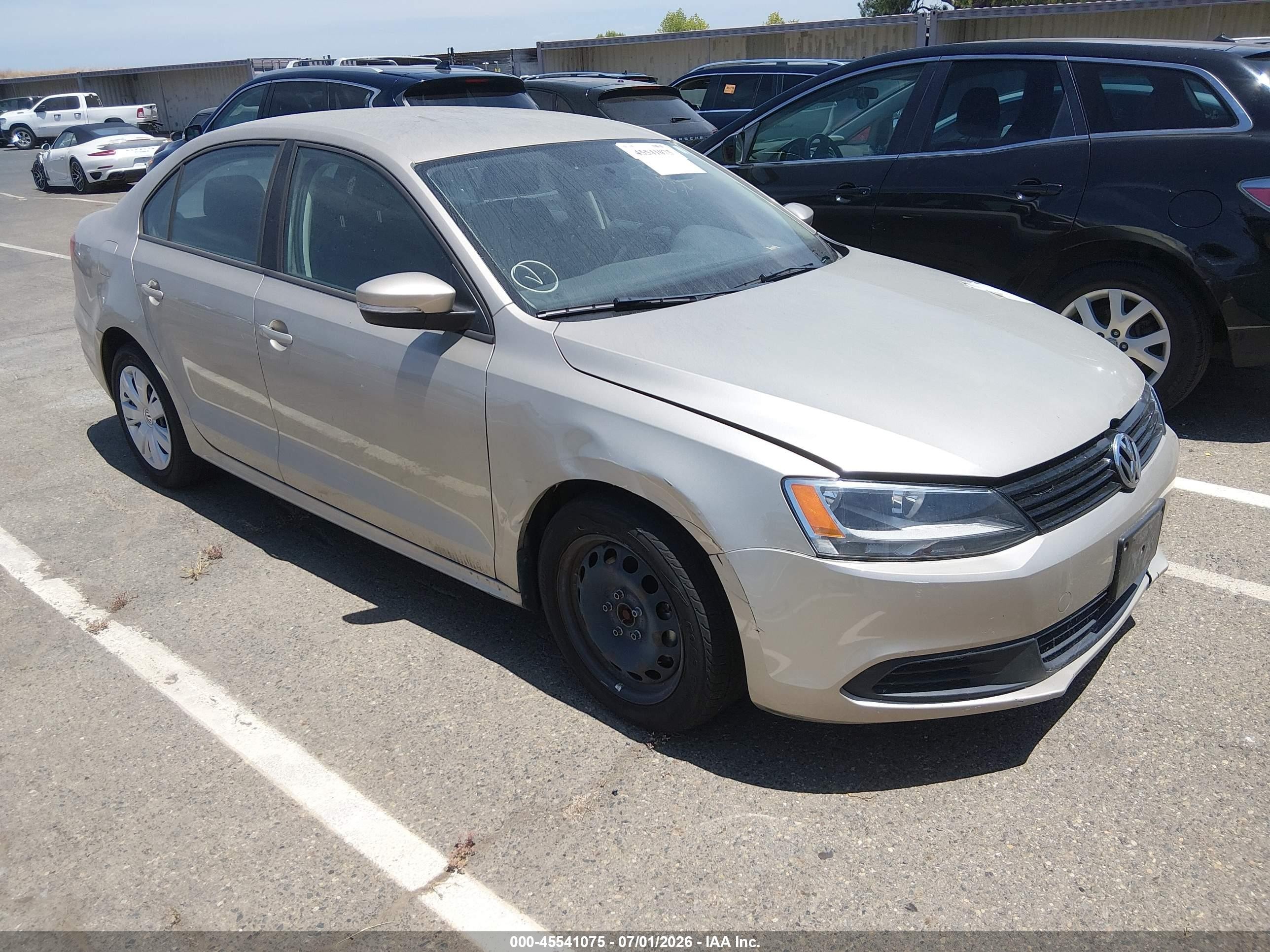 2012 Volkswagen Jetta 2.5l Se Gold vin: 3VWDP7AJ4CM463237
