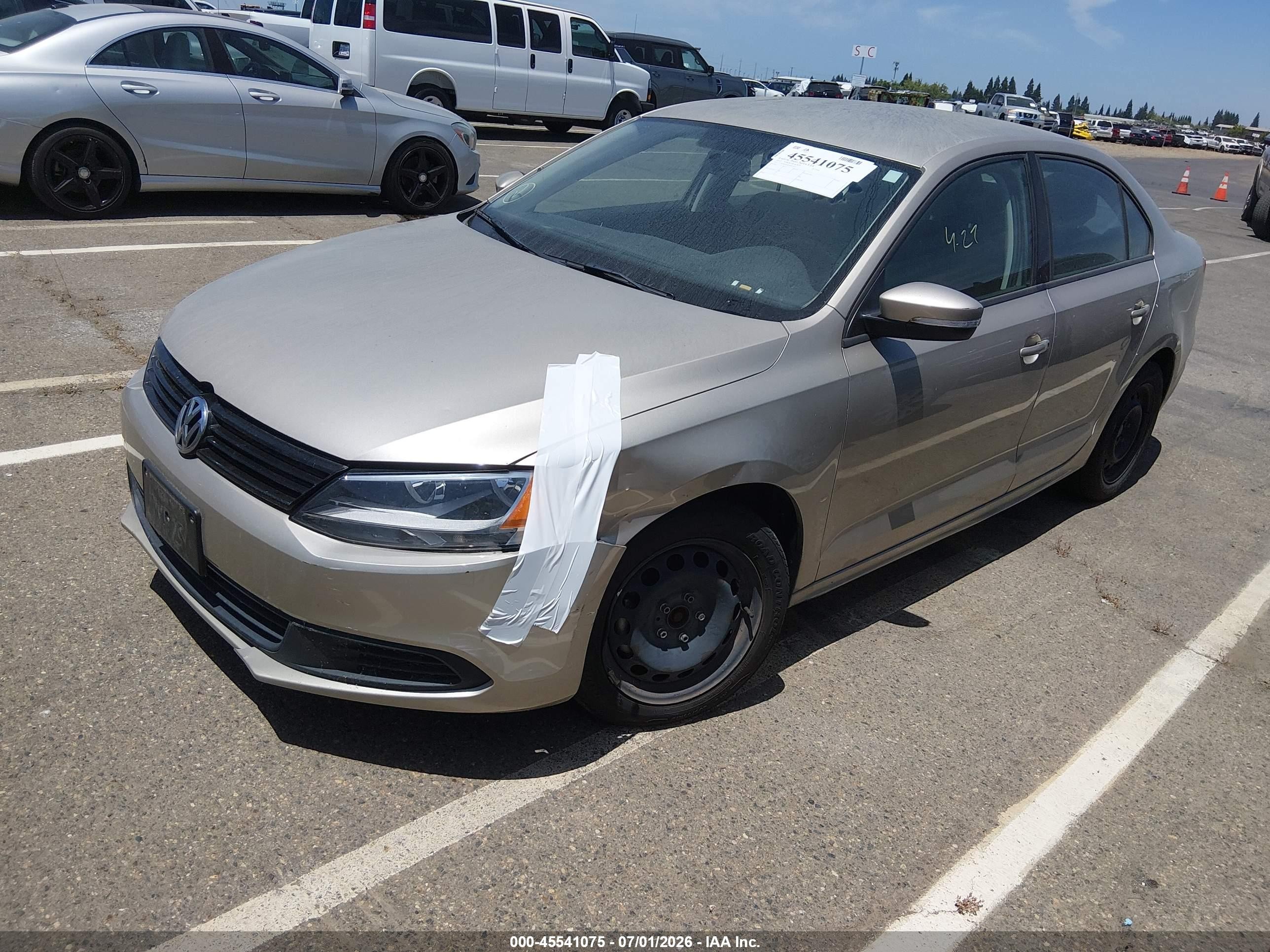 2012 Volkswagen Jetta 2.5l Se Gold vin: 3VWDP7AJ4CM463237