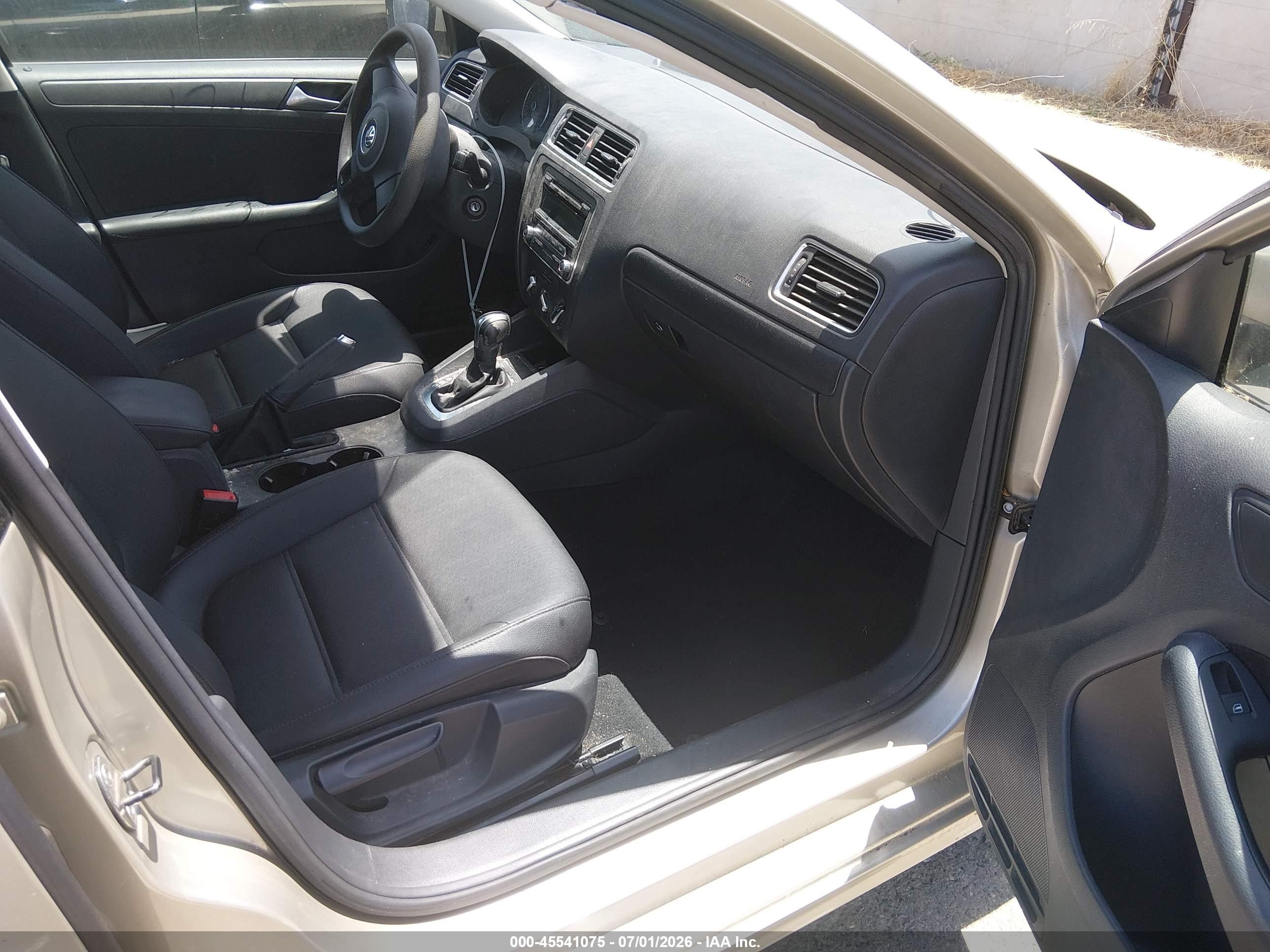 2012 Volkswagen Jetta 2.5l Se Gold vin: 3VWDP7AJ4CM463237