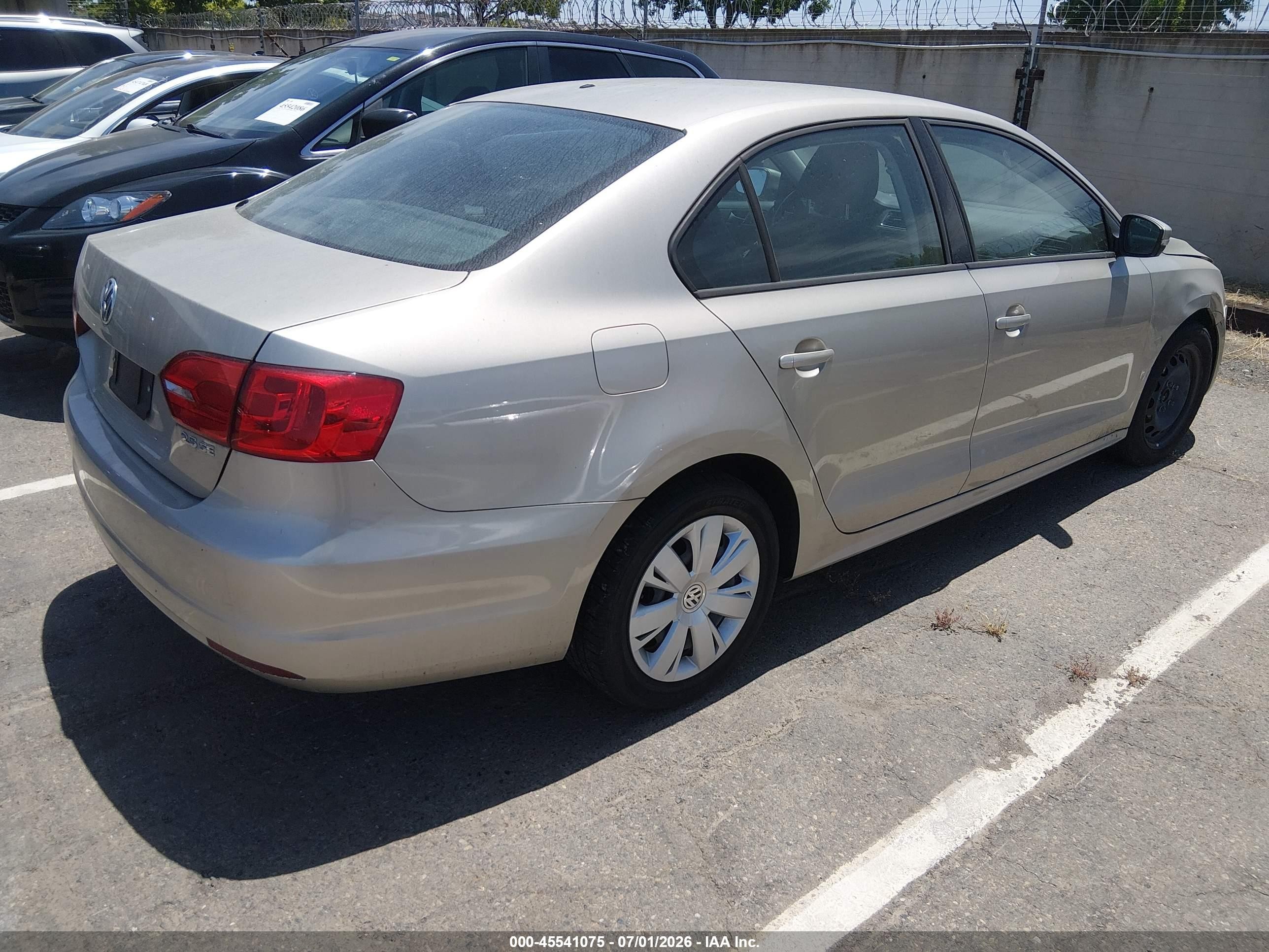 2012 Volkswagen Jetta 2.5l Se Gold vin: 3VWDP7AJ4CM463237