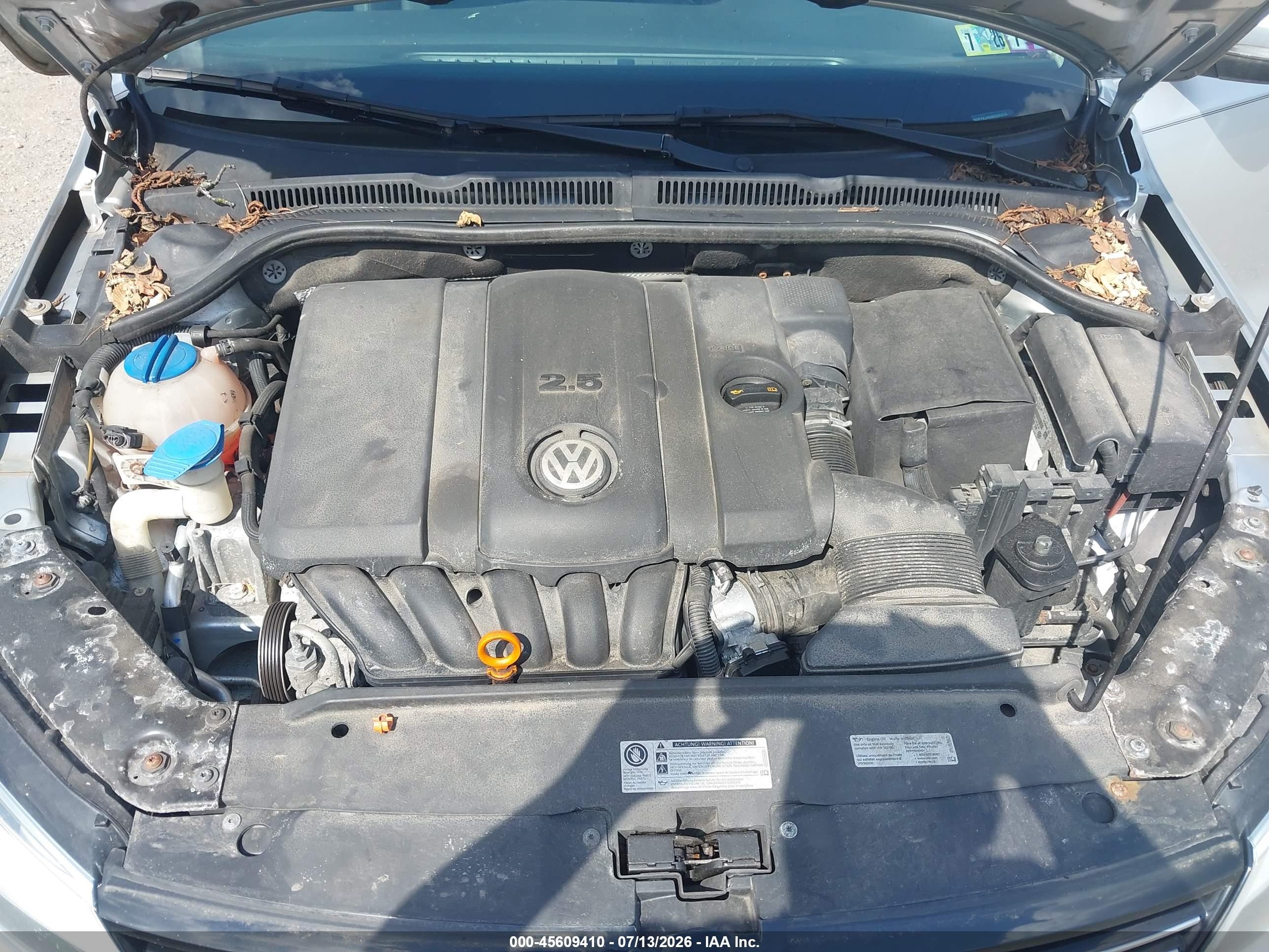 2013 Volkswagen Jetta 2.5l Se Silver vin: 3VWDP7AJ4DM200215