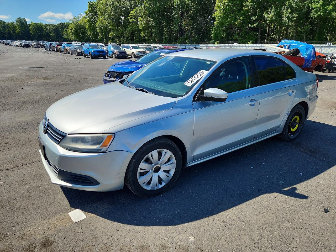 2013 Volkswagen Jetta Se Серебряный vin: 3VWDP7AJ4DM217144