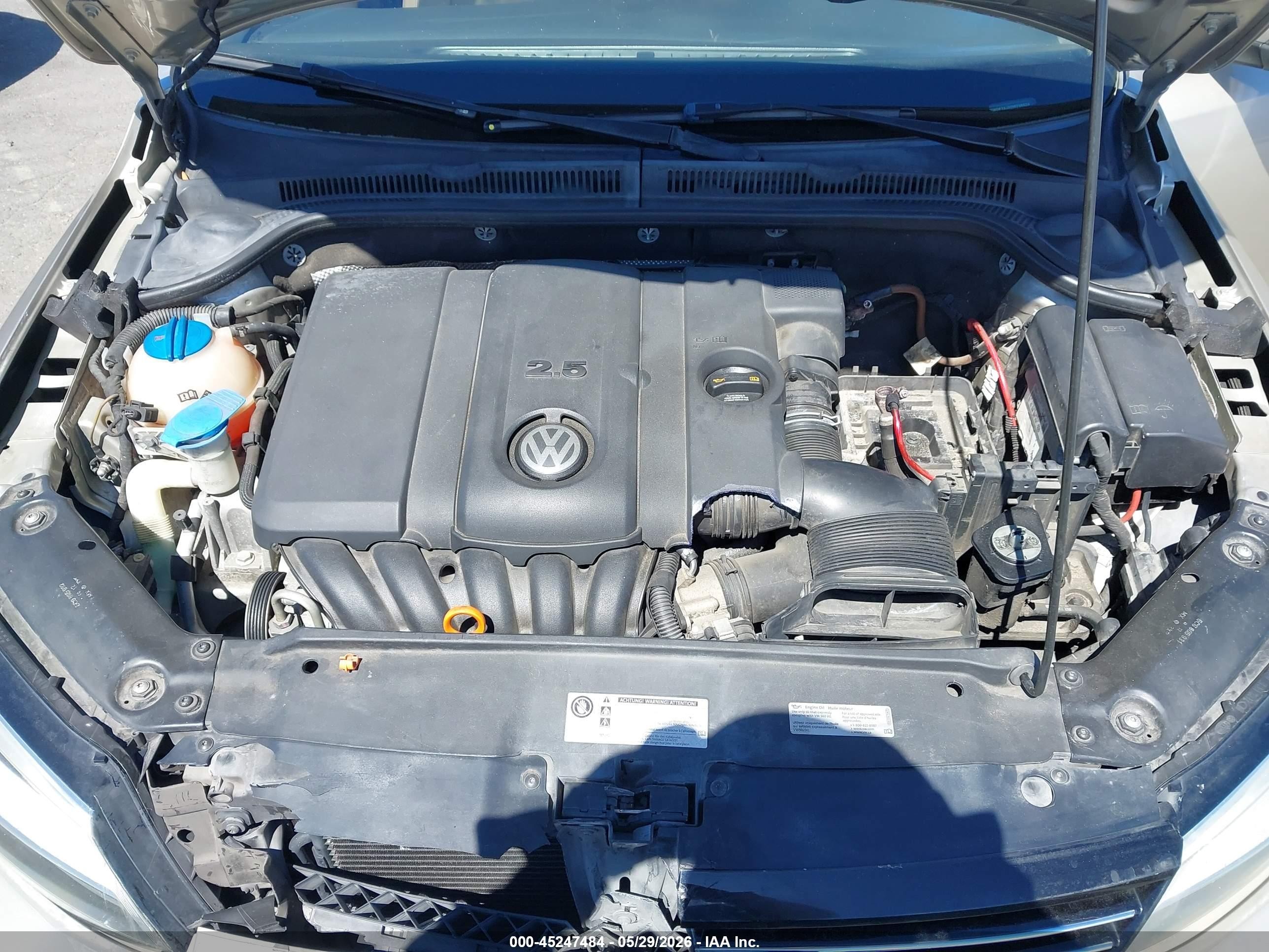 2013 Volkswagen Jetta 2.5l Se Champagne vin: 3VWDP7AJ4DM236924