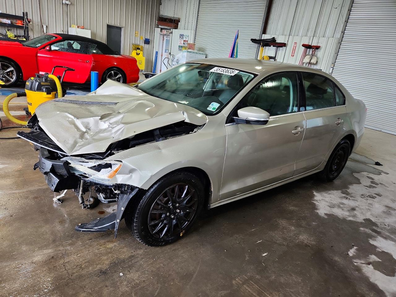 2013 Volkswagen Jetta Se Cream vin: 3VWDP7AJ4DM242786