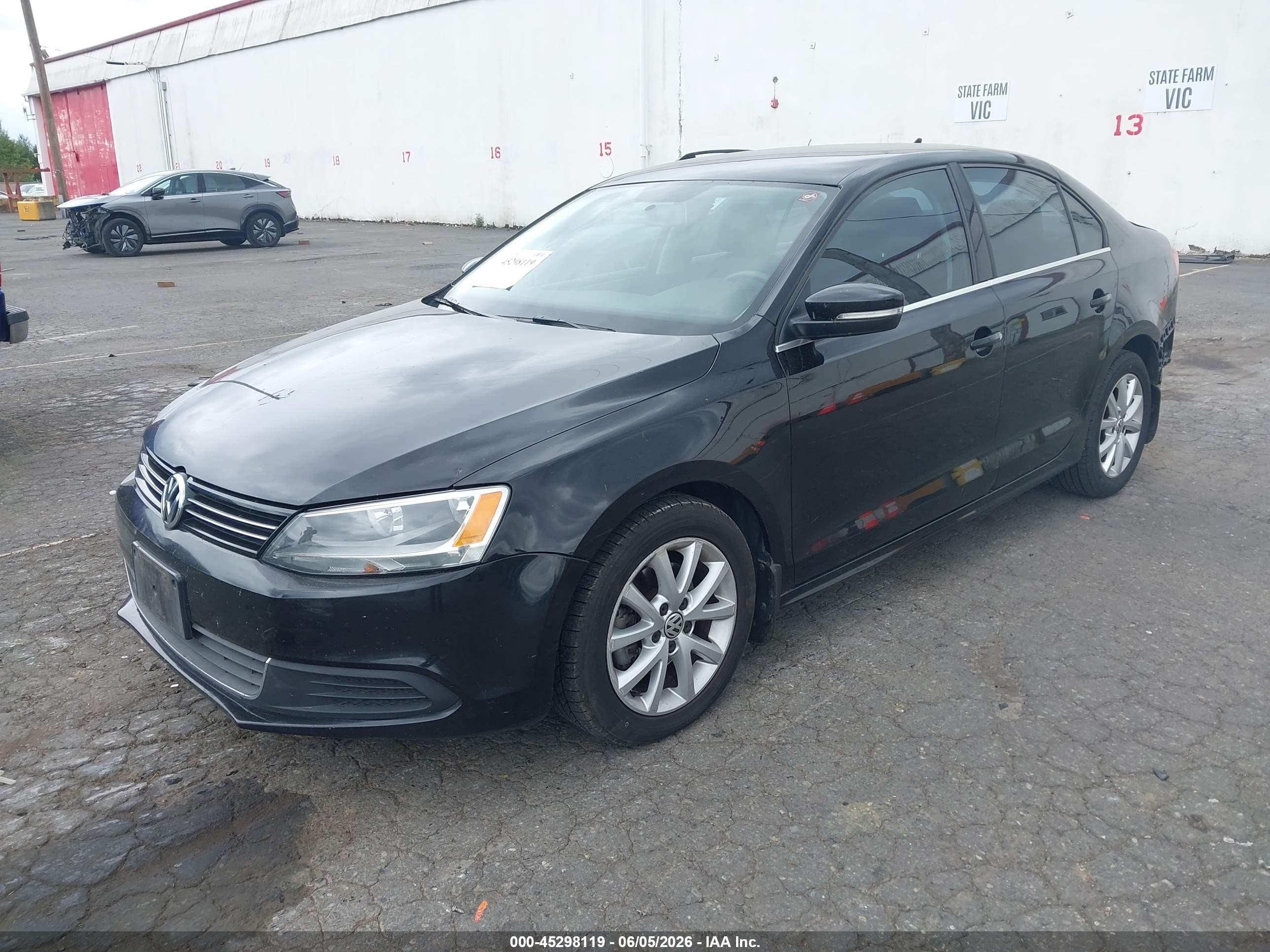 2013 Volkswagen Jetta 2.5l Se Black vin: 3VWDP7AJ4DM248927