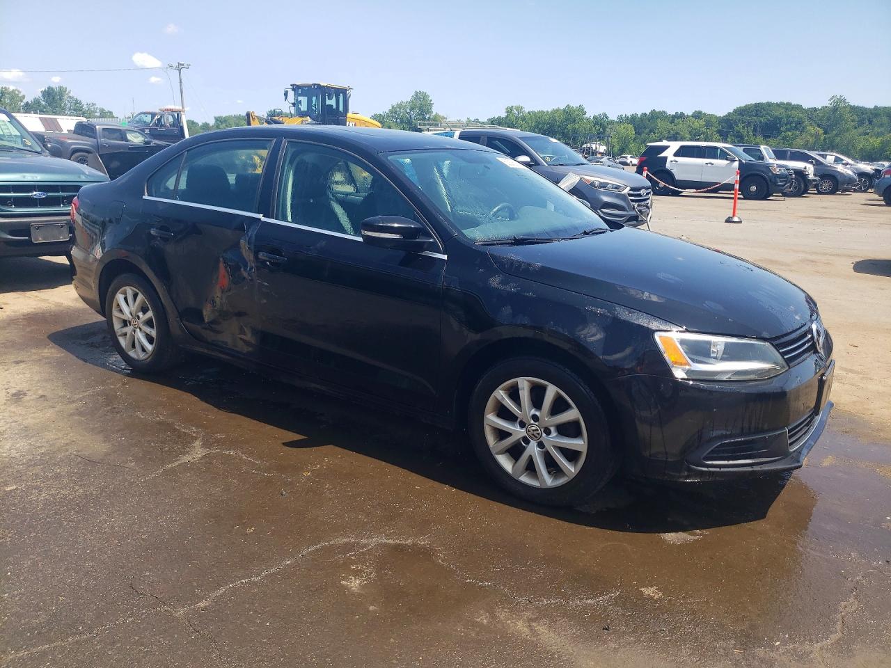 2013 Volkswagen Jetta Se Черный vin: 3VWDP7AJ4DM256087
