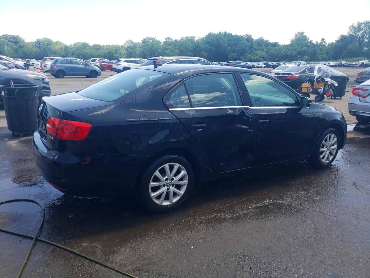 2013 Volkswagen Jetta Se Черный vin: 3VWDP7AJ4DM256087
