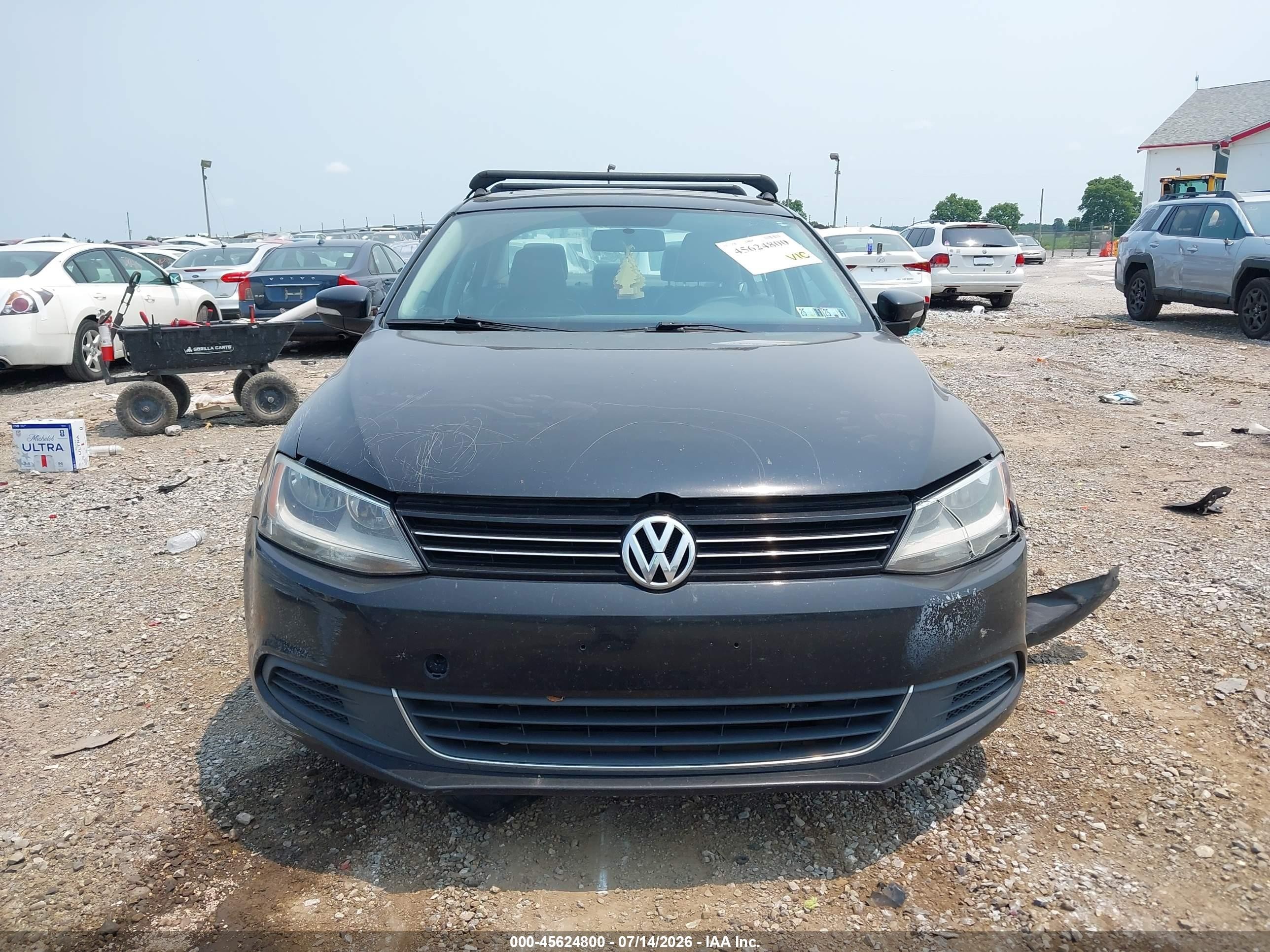 2013 Volkswagen Jetta 2.5l Se Black vin: 3VWDP7AJ4DM257319
