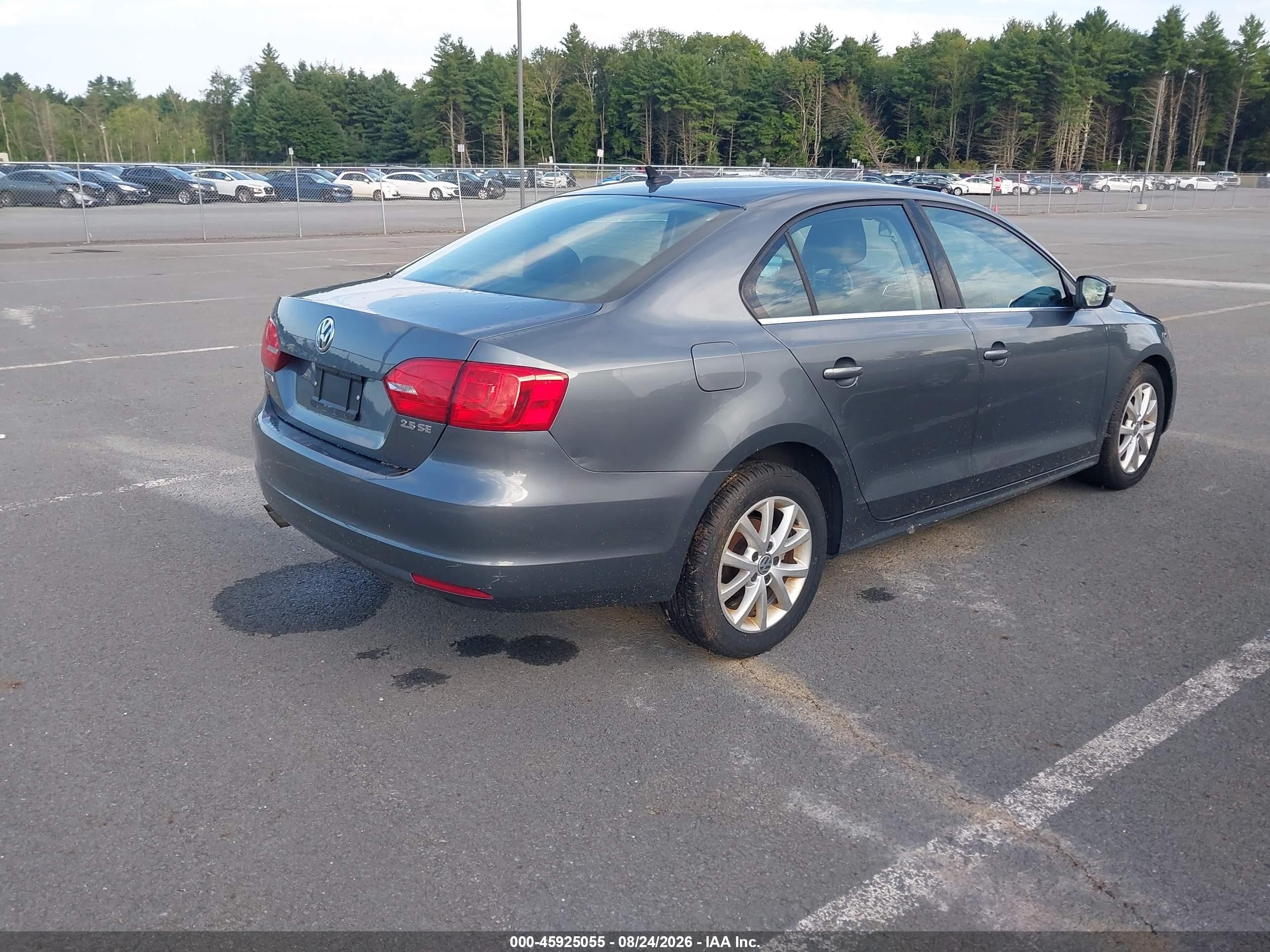 2013 Volkswagen Jetta 2.5l Se Gray vin: 3VWDP7AJ4DM269759