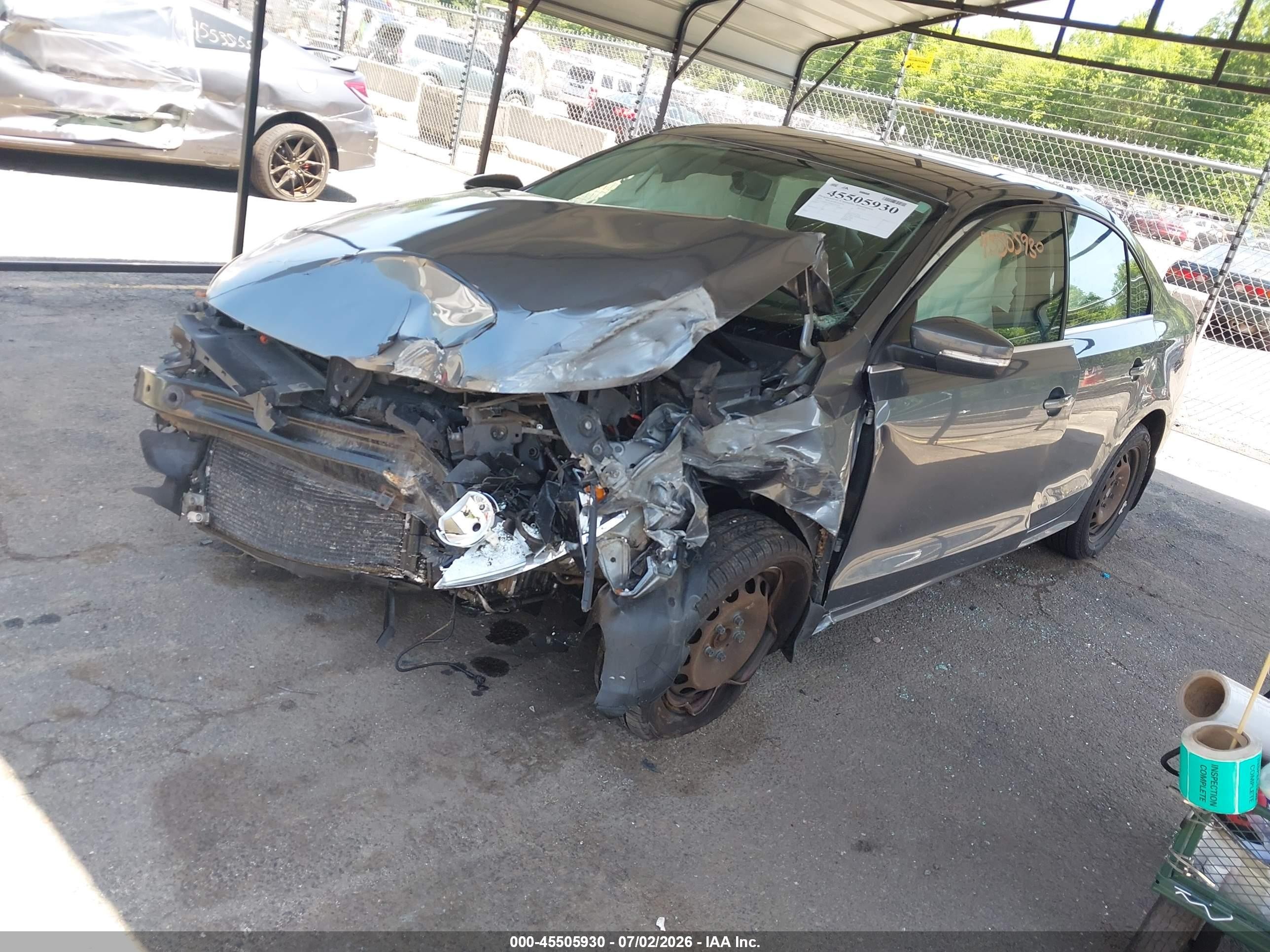 2013 Volkswagen Jetta 2.5l Se Gray vin: 3VWDP7AJ4DM277456