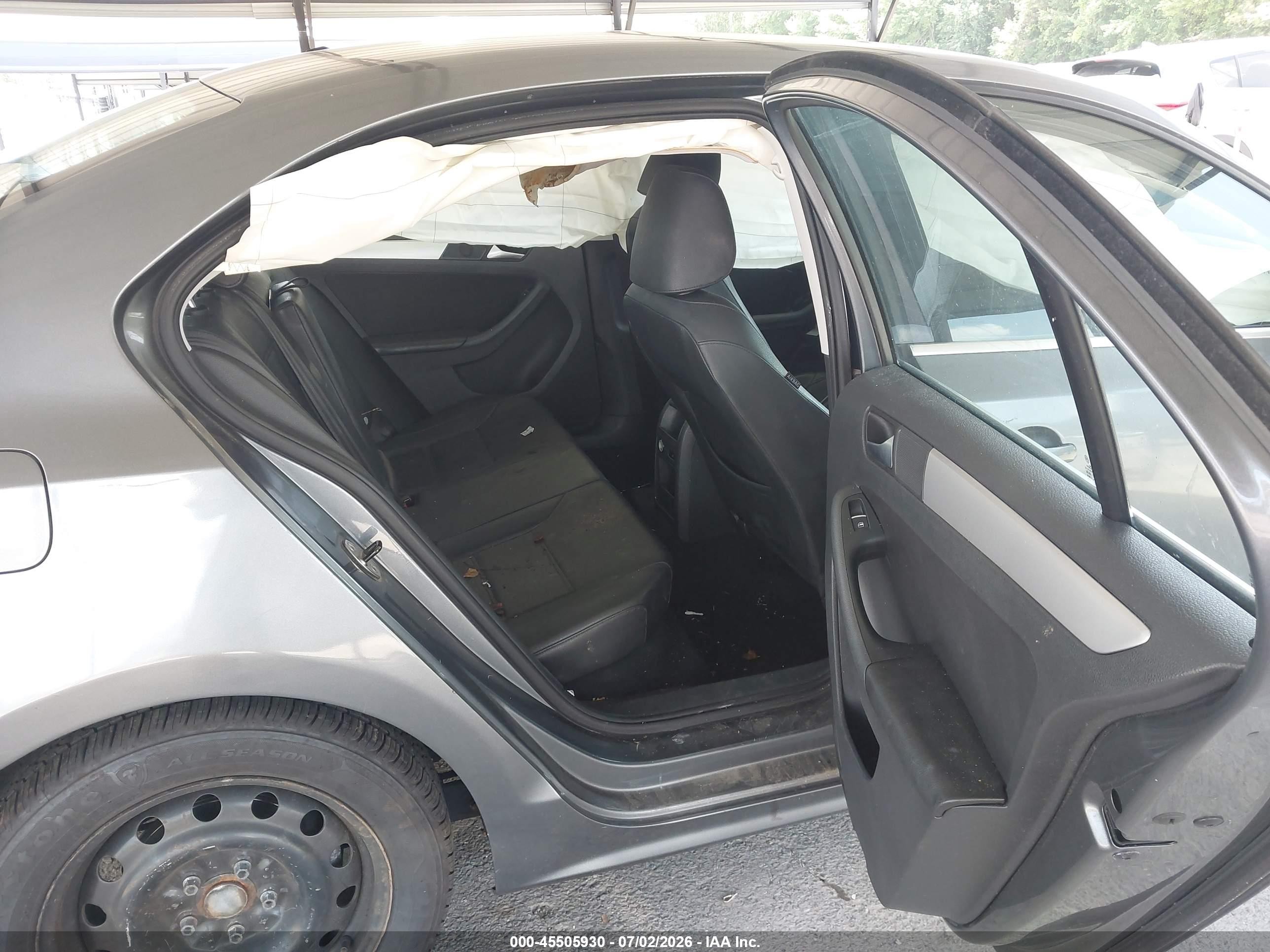 2013 Volkswagen Jetta 2.5l Se Gray vin: 3VWDP7AJ4DM277456