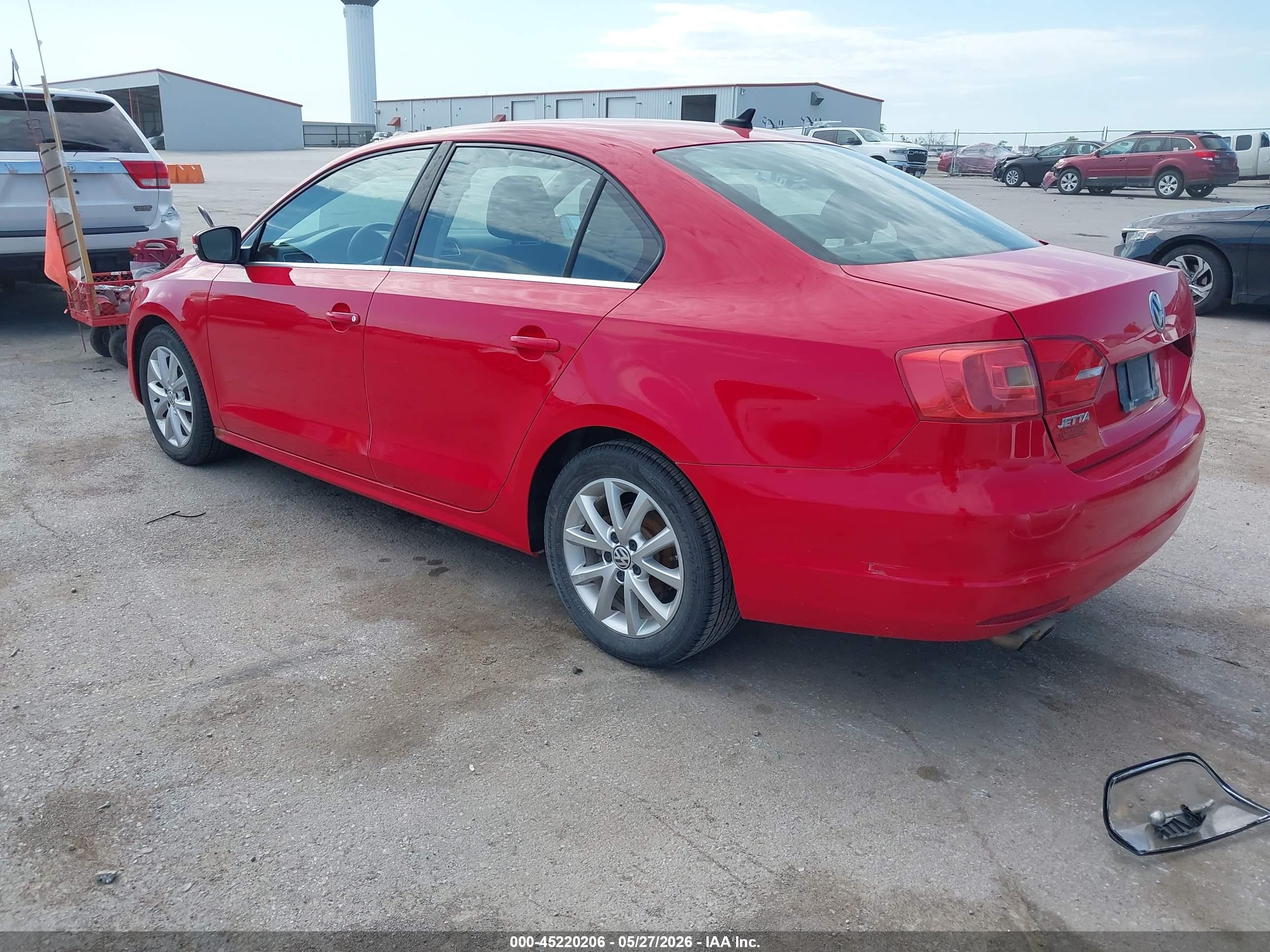 2013 Volkswagen Jetta 2.5l Se Red vin: 3VWDP7AJ4DM307670